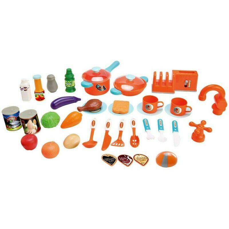 Kids Kitchen Play Set with Cookware Play Food and Accessories by The Magic Toy Shop - The Magic Toy Shop