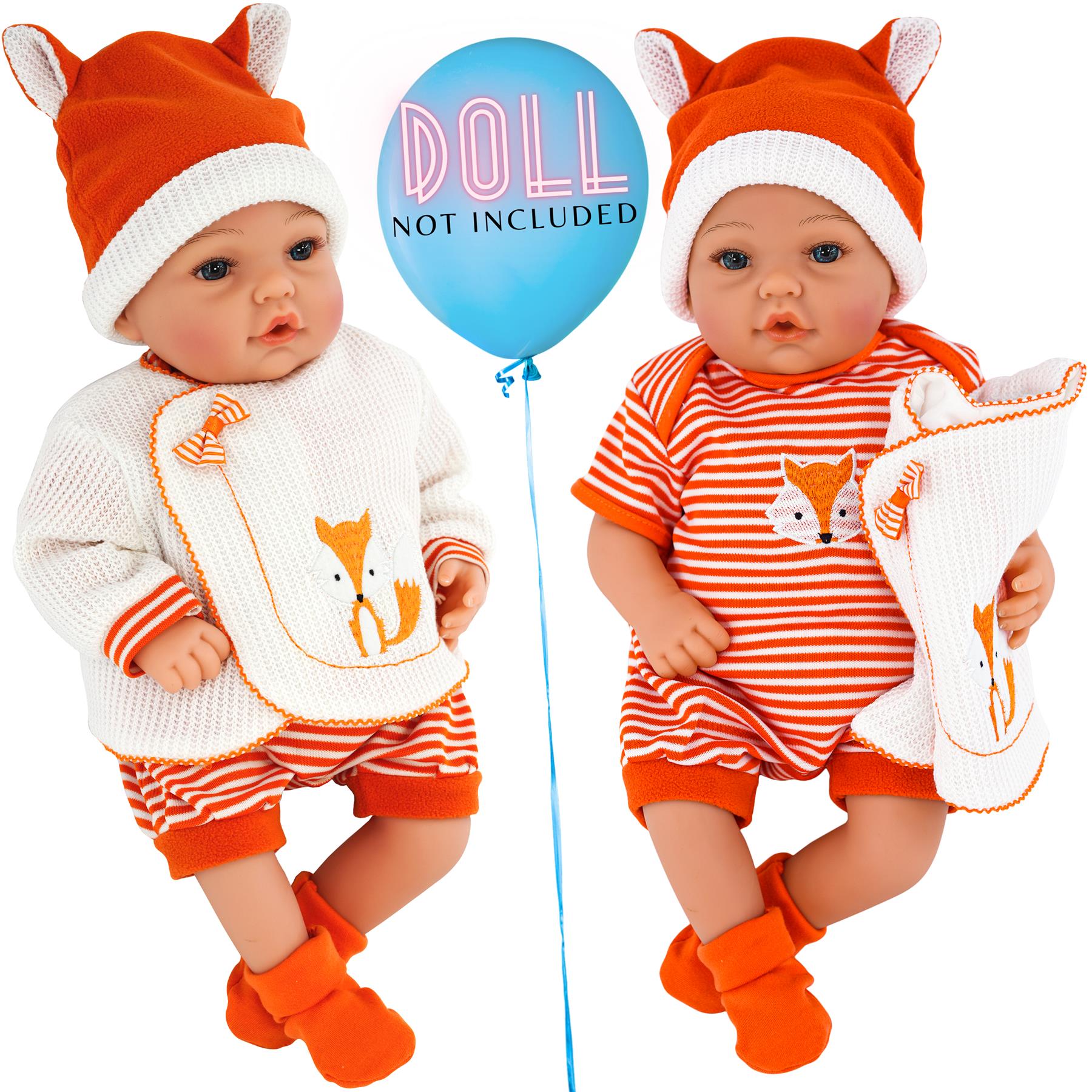 BiBi Outfits - Reborn Doll Clothes (Fox) (50 cm / 20") by BiBi Doll - The Magic Toy Shop