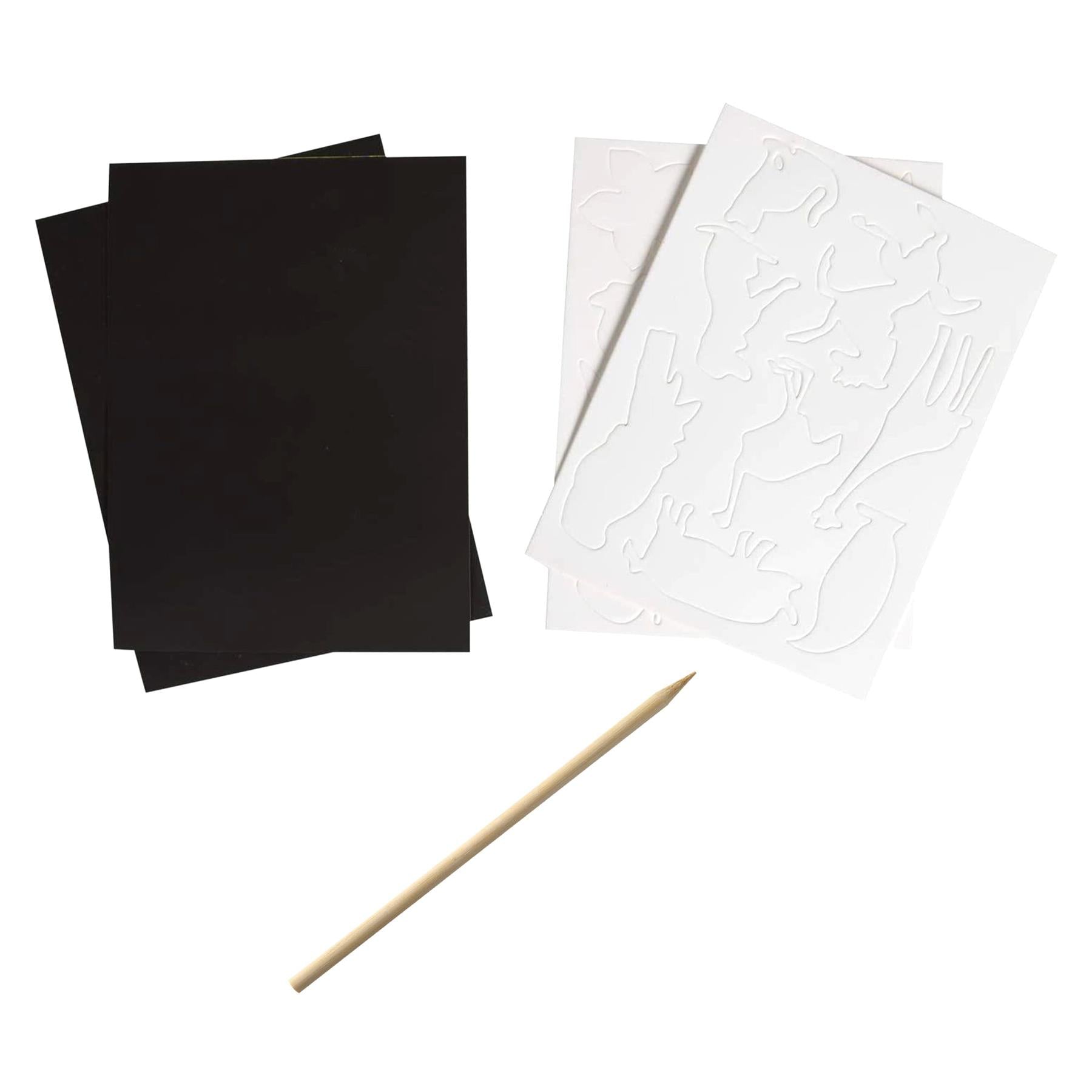 Magic Rainbow Scratch Paper Art Kit for Kids by The Magic Toy Shop - The Magic Toy Shop