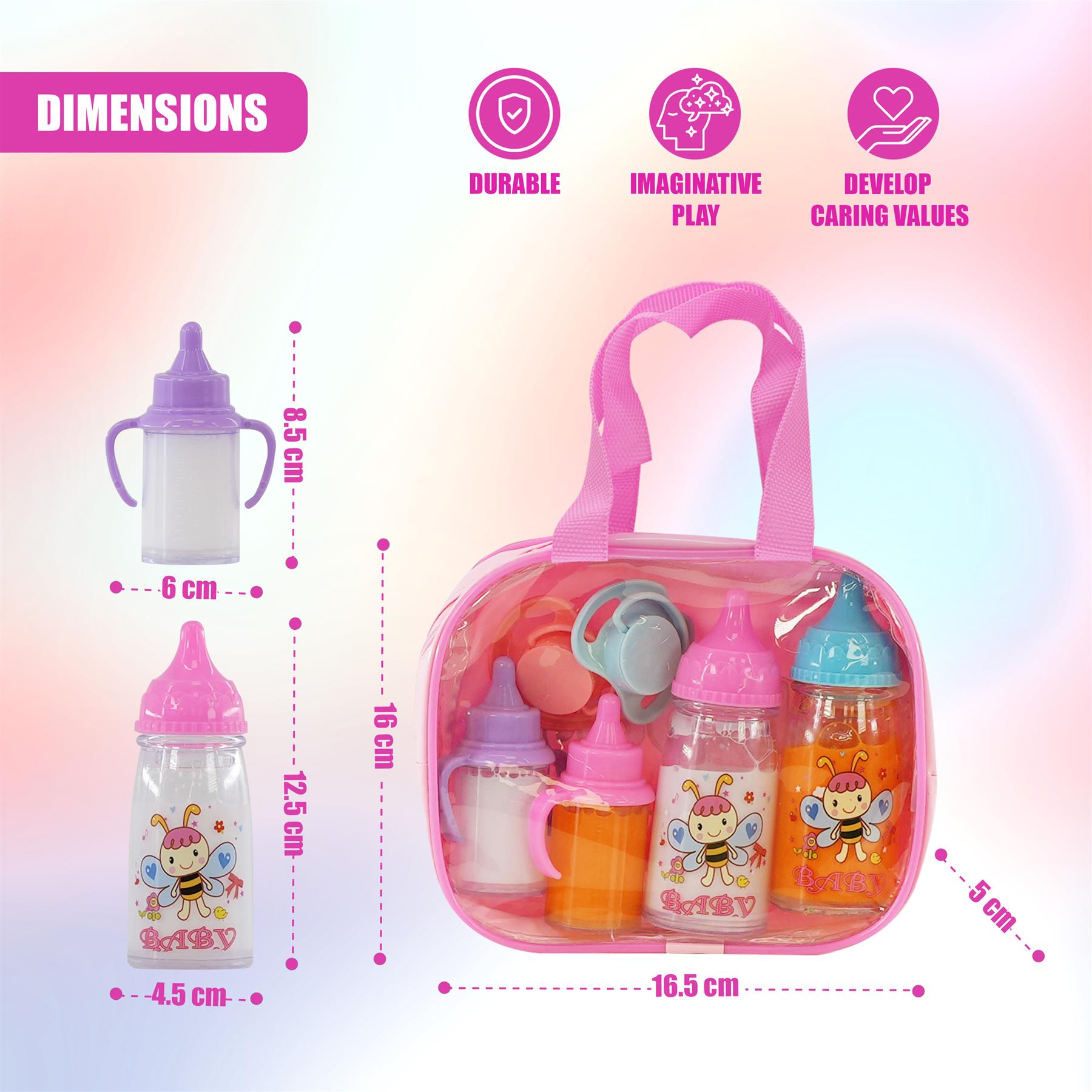 BiBi Doll 7-in-1 Baby Doll Accessories Set by BiBi Doll - The Magic Toy Shop