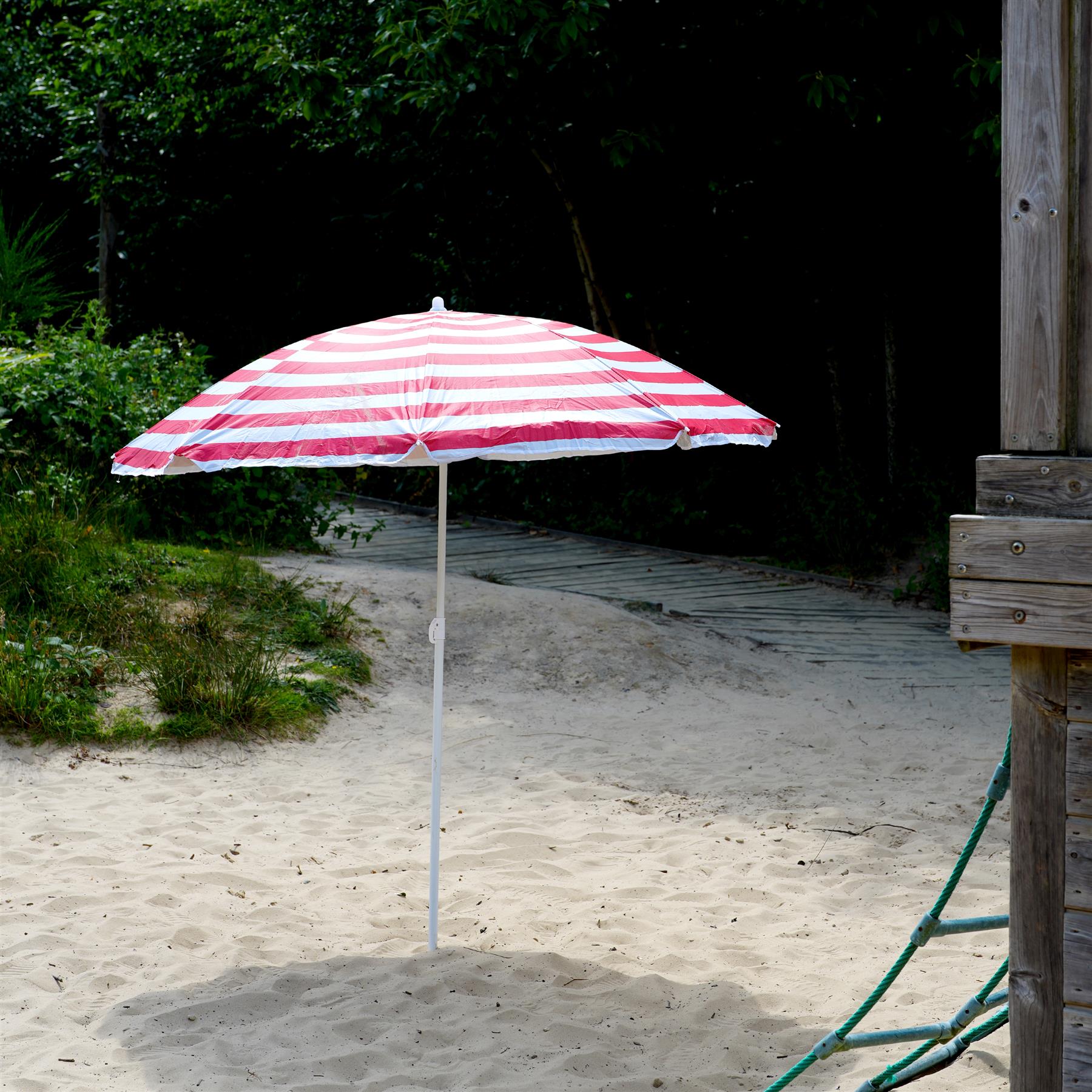 Red Garden Parasol 1.7m by The Magic Toy Shop - The Magic Toy Shop