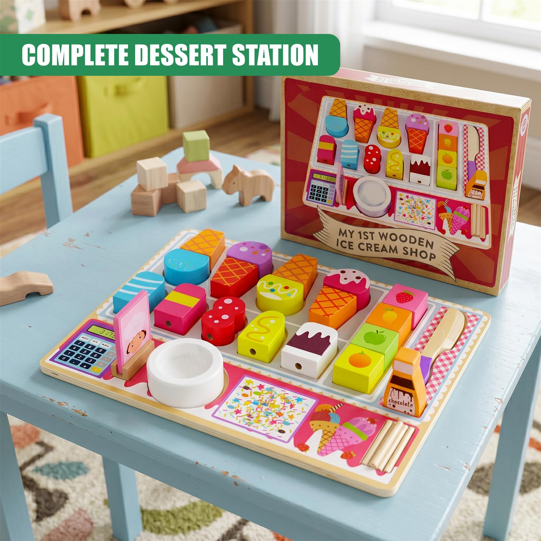 Wooden Ice Cream Shop