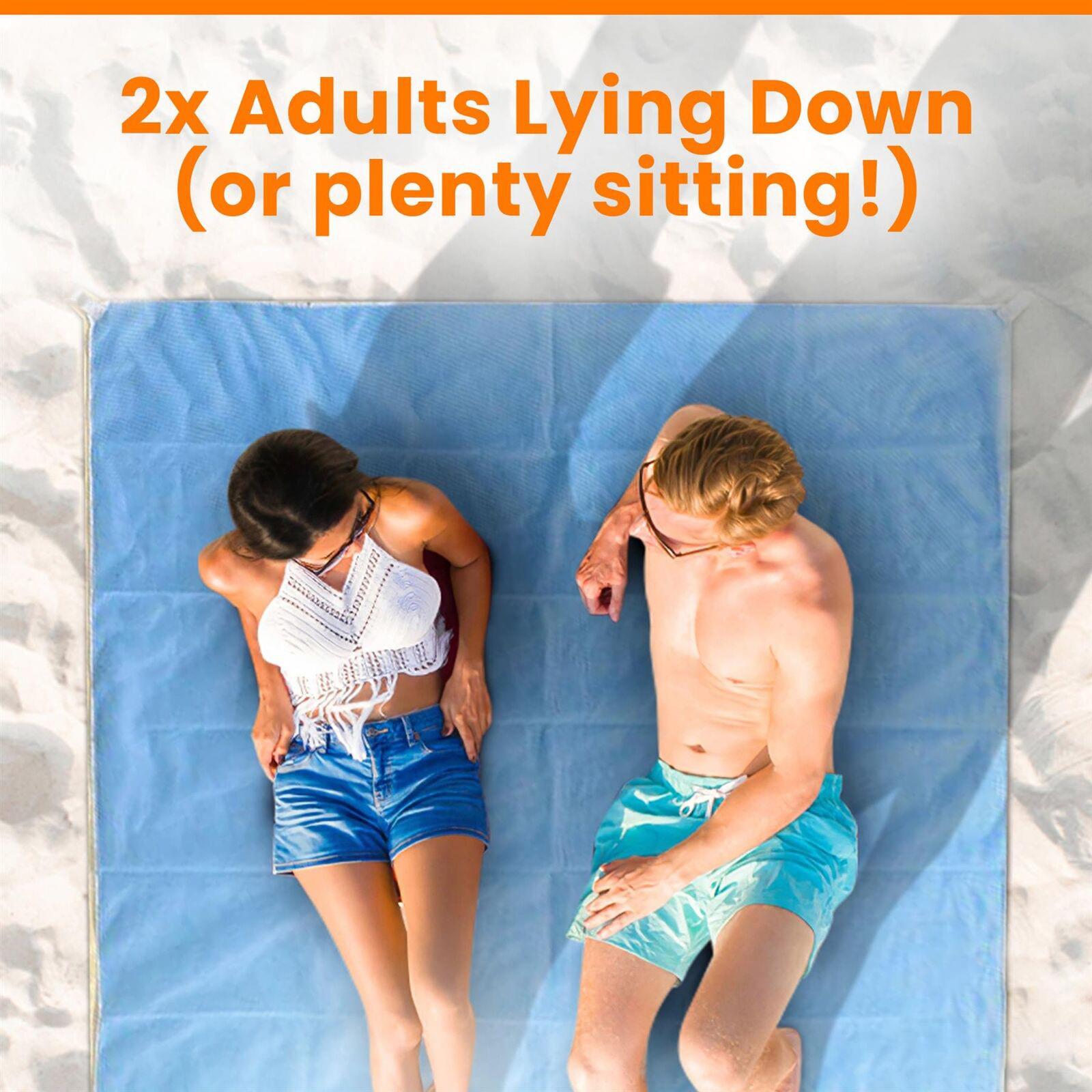 Sand Free Foldable Beach Mat by GEEZY - The Magic Toy Shop