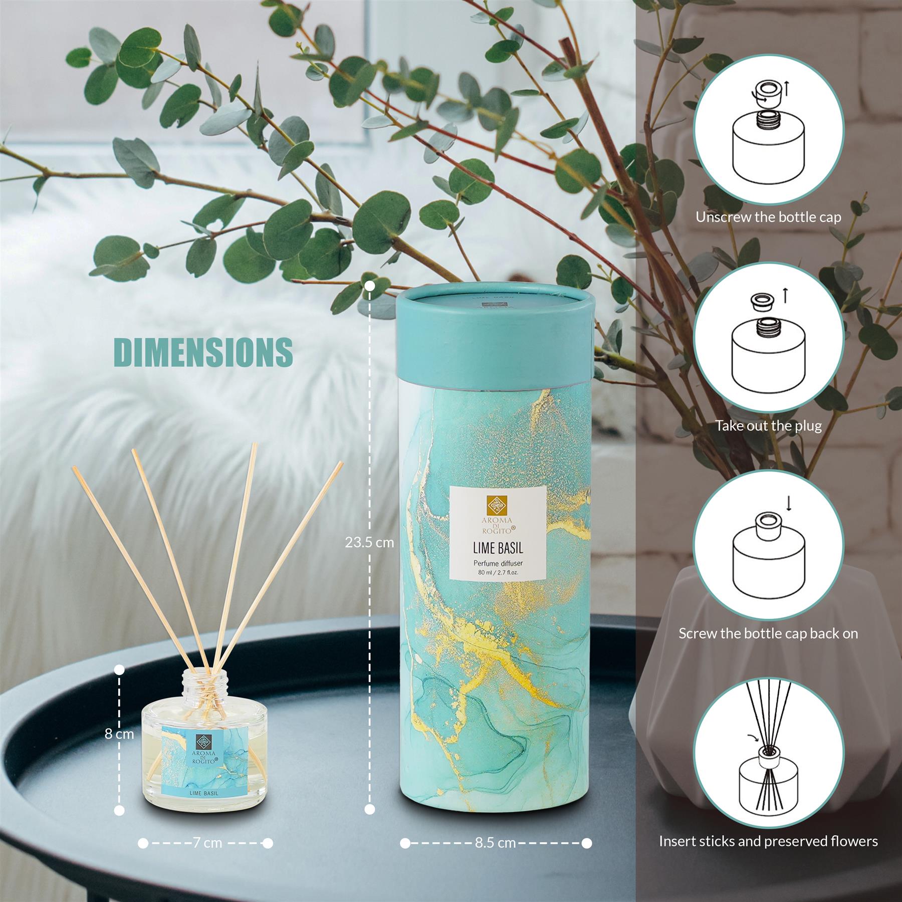 Home Fragrance Reed Diffuser by GEEZY - The Magic Toy Shop