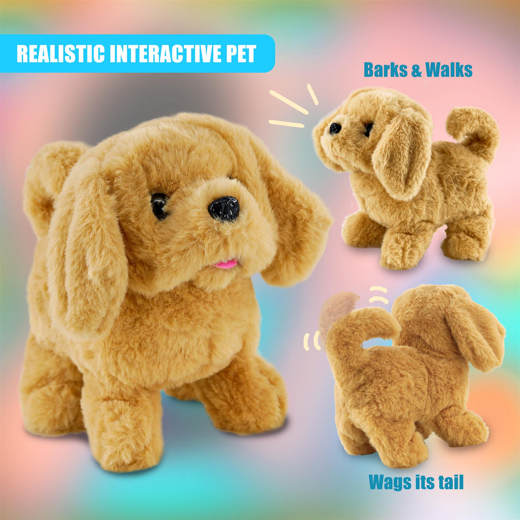 Electronic Plush Dog Carrier Set by The Magic Toy Shop The Magic