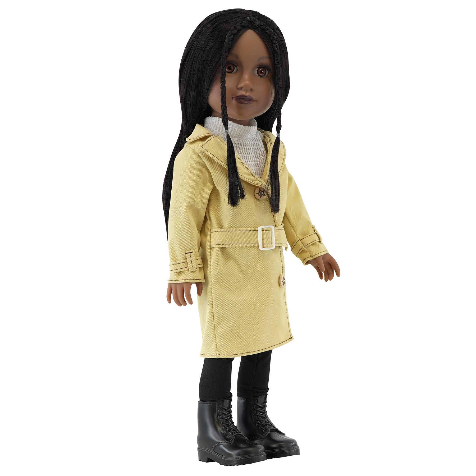 BiBi Fashion Black Doll "NAOMI" (47 cm / 18") by BiBi Doll - The Magic Toy Shop
