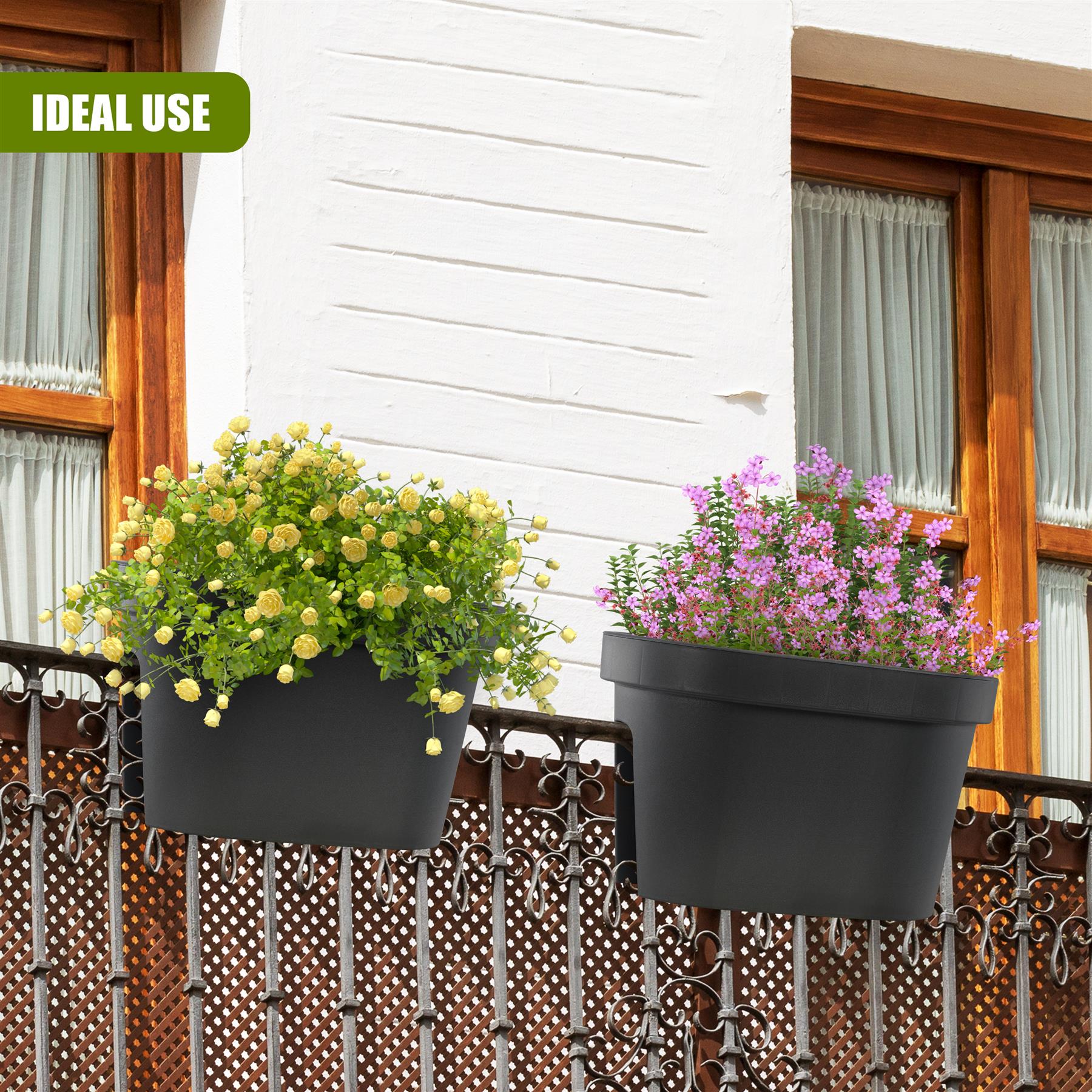 Flower Bridge Hanging Planter Oval Pot by Geezy - The Magic Toy Shop