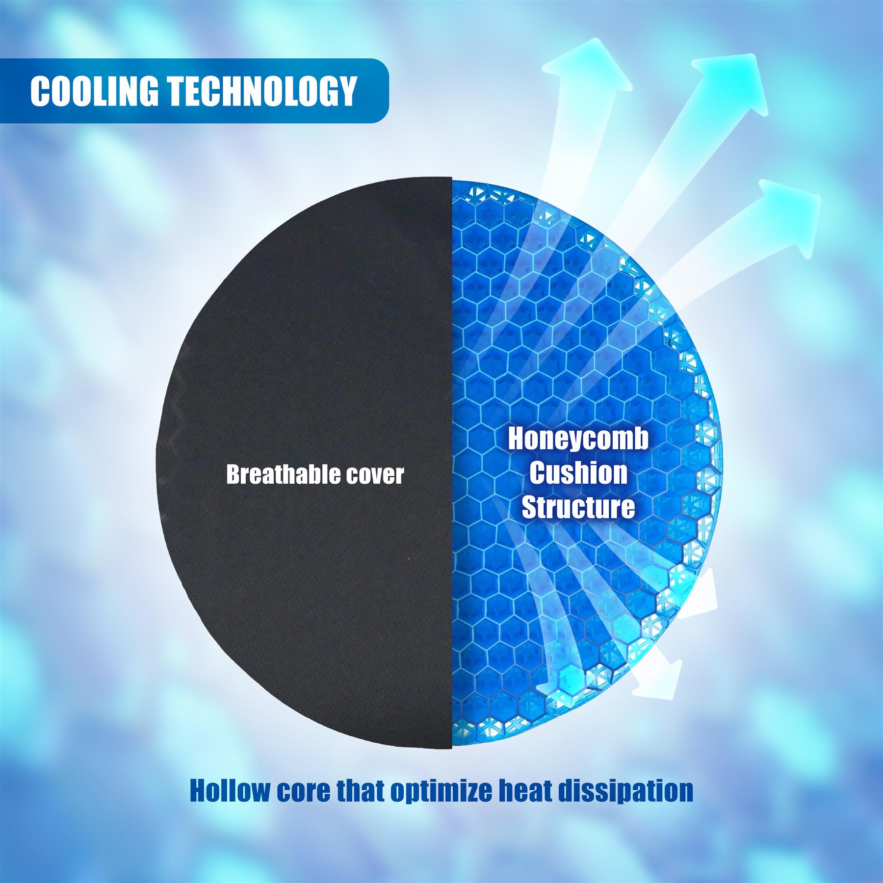 Orthopaedic Gel Seat Pillow by GEEZY - The Magic Toy Shop