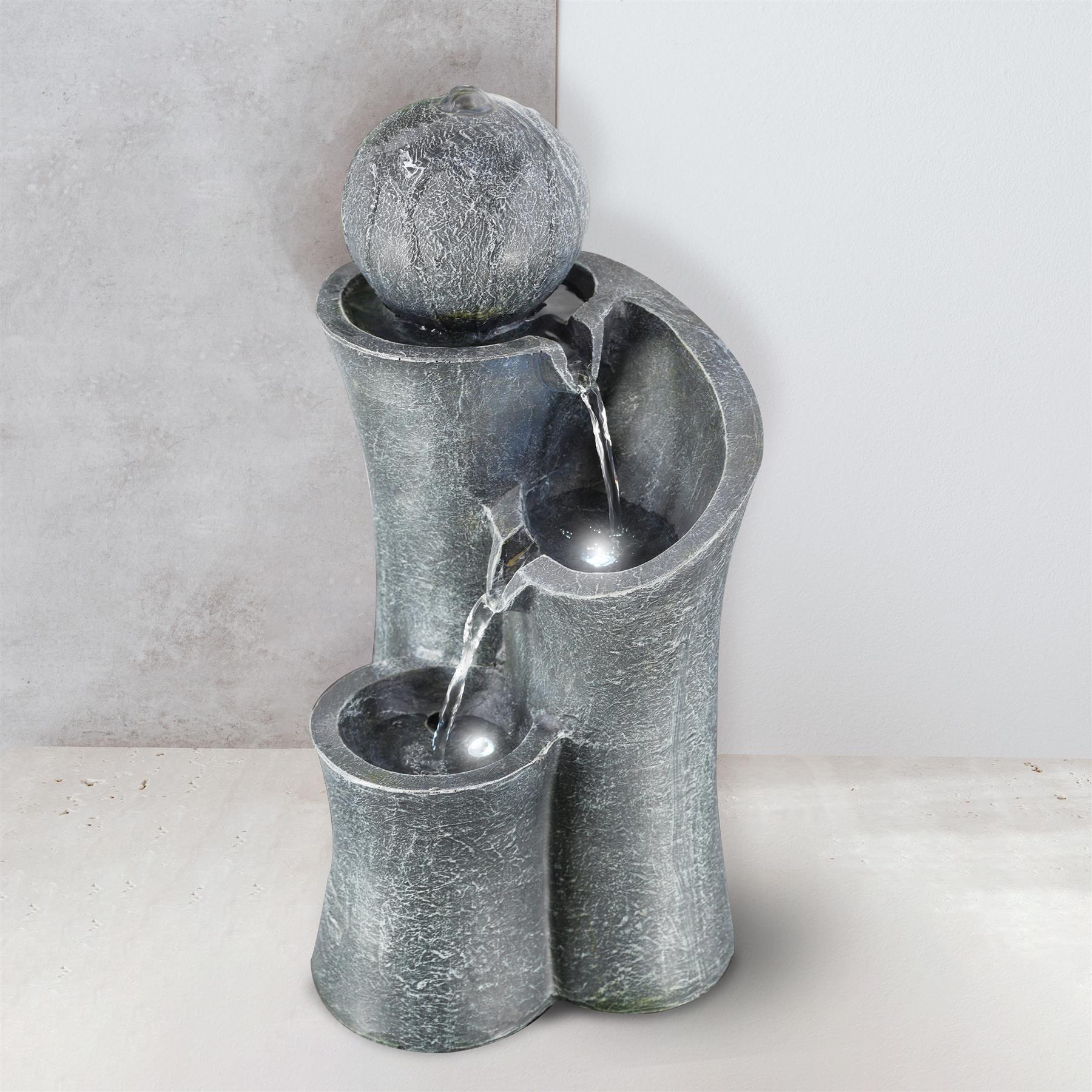 Ball on Top Water Feature Outdoor With LED by GEEZY - The Magic Toy Shop