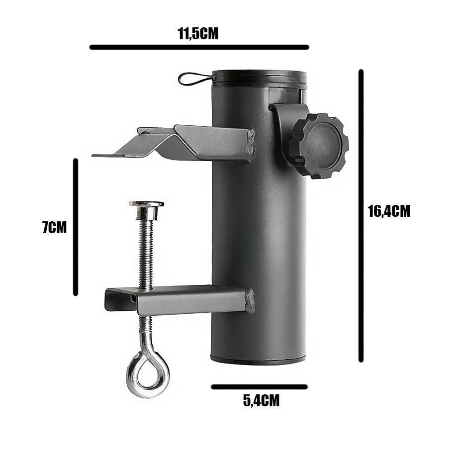 Metal Balcony Parasol Holder Clamp by GEEZY - The Magic Toy Shop