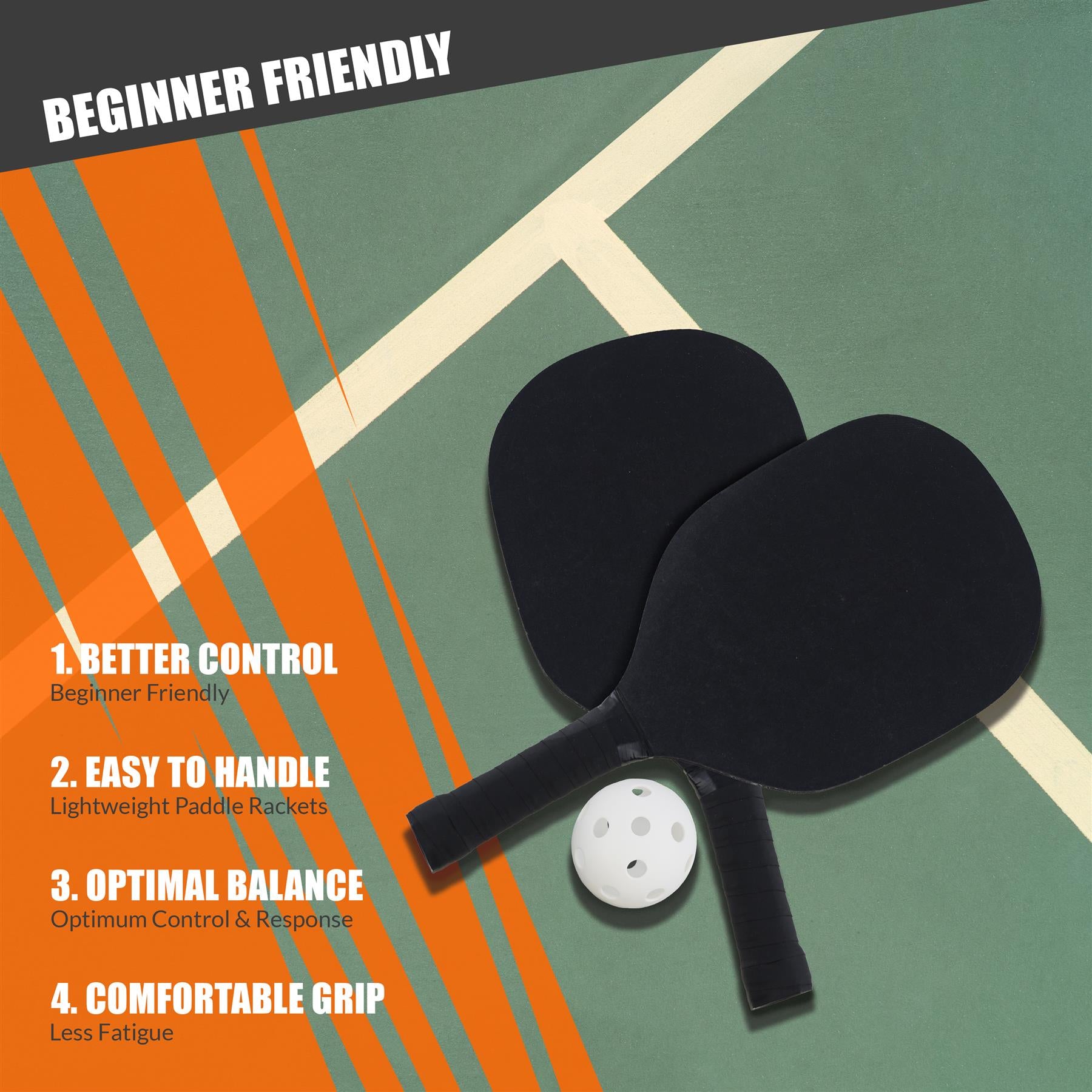 Pickleball Paddle and Ball Set by The Magic Toy Shop - The Magic Toy Shop