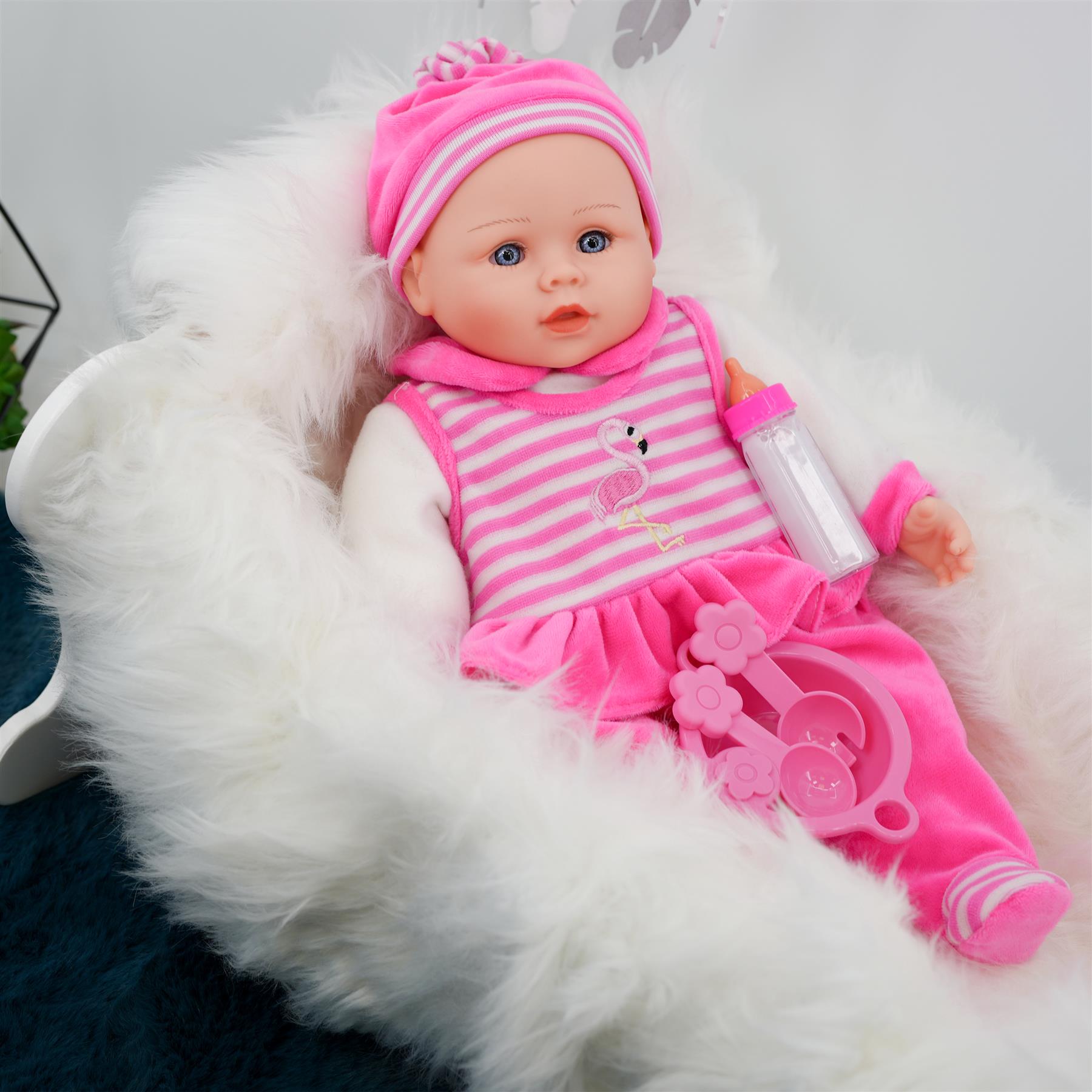 BiBI Baby Girl with Accessories & Bonus Outfit (40 cm / 16") by BiBi Doll - The Magic Toy Shop