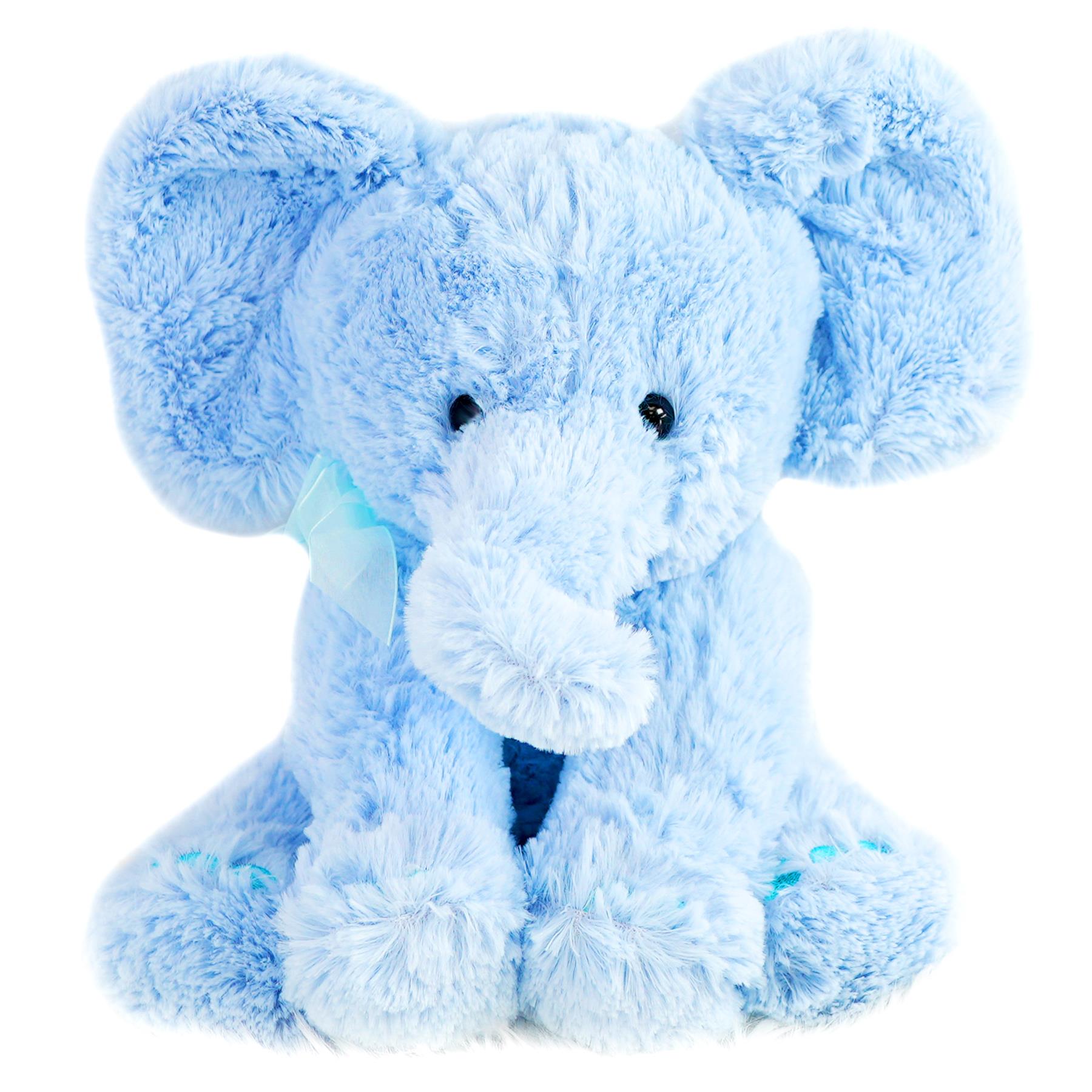 Blue Plush Elephant Soft Toys At The Magic Toy Shop