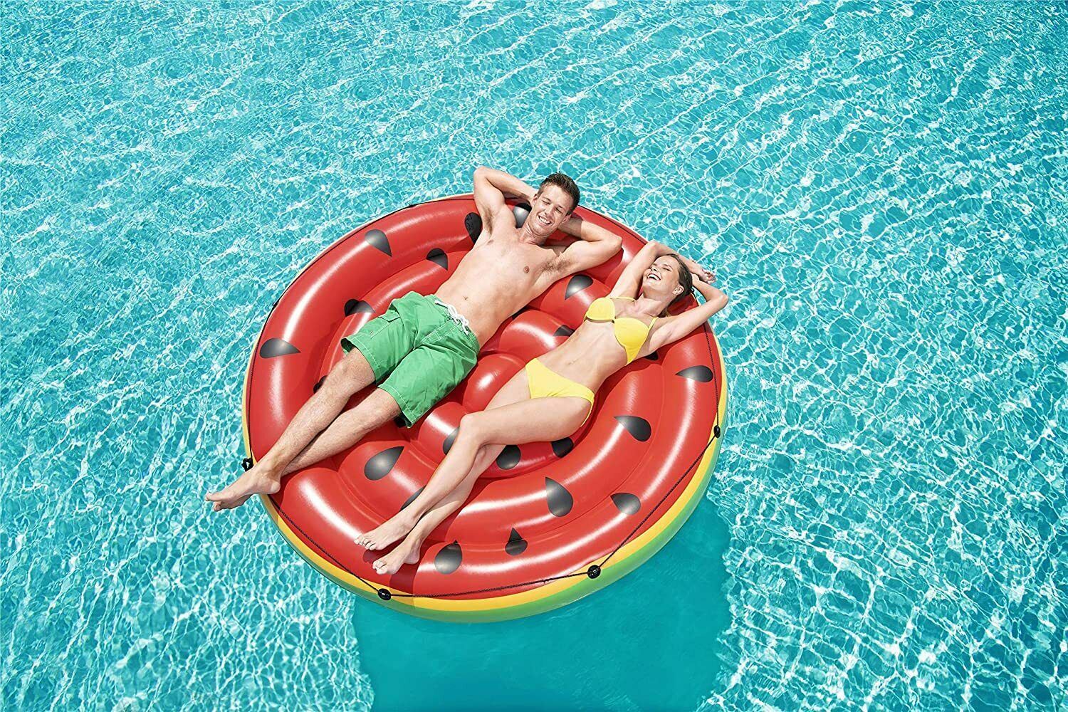 Bestway Watermelon Island Pool Float Inflatable Lilo Novelty Lounger Beach Toy by Geezy - The Magic Toy Shop