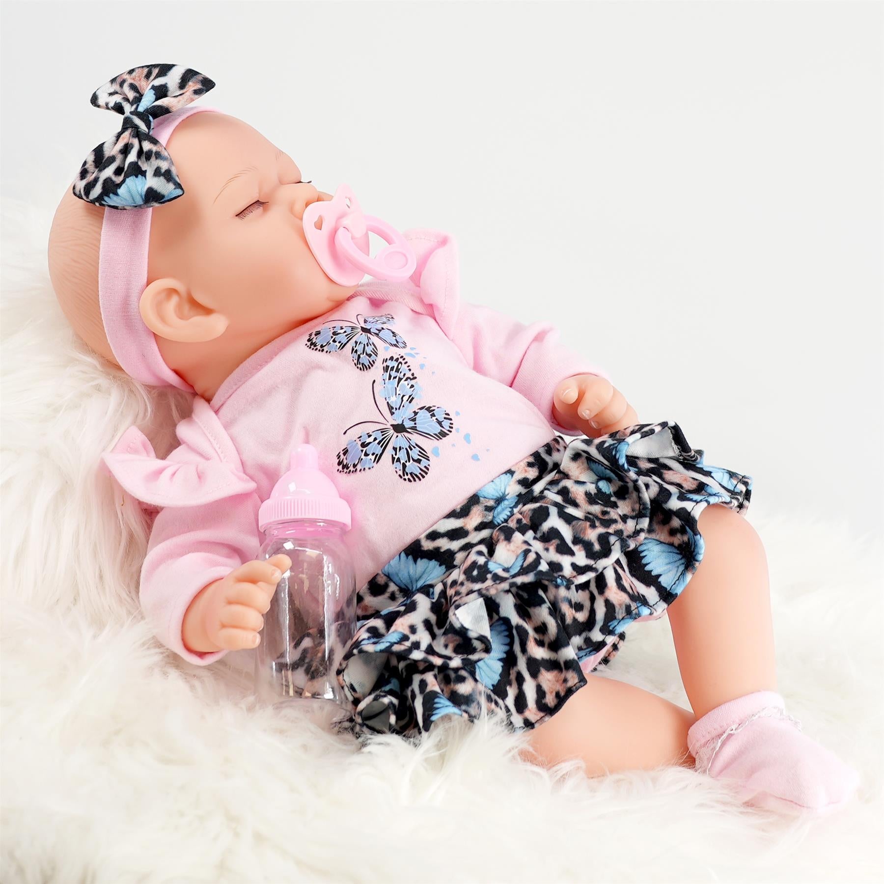 BiBi Reborn Doll Sleeping Girl "Bella" (43 cm / 17") by BiBi Doll - The Magic Toy Shop