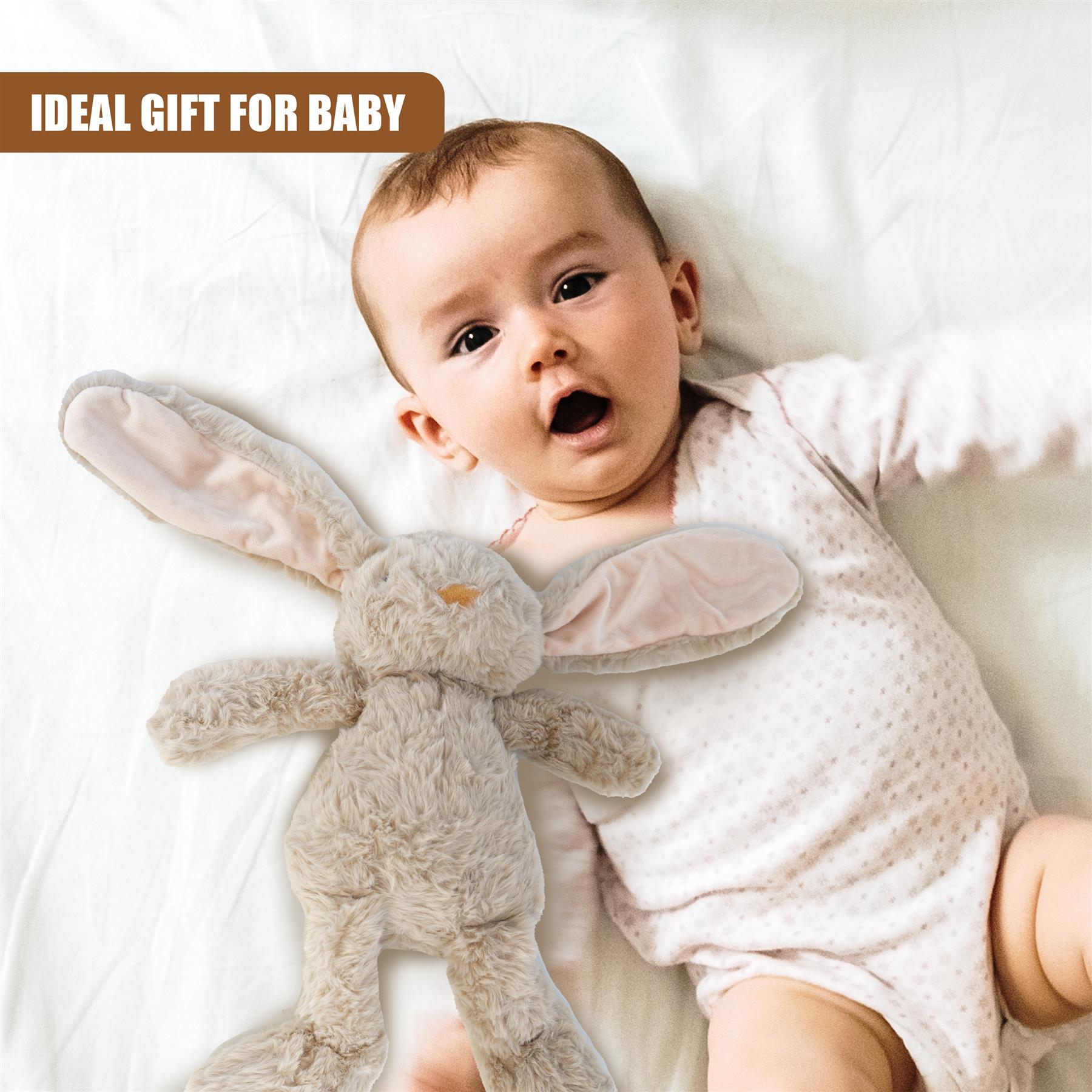 Plush Beige Bunny Rabbit by The Magic Toy Shop - The Magic Toy Shop