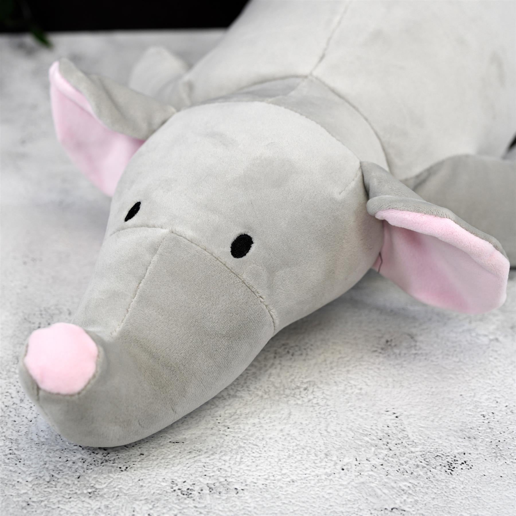 20” Super-Soft Elephant Plush Pillow Toy by The Magic Toy Shop - The Magic Toy Shop