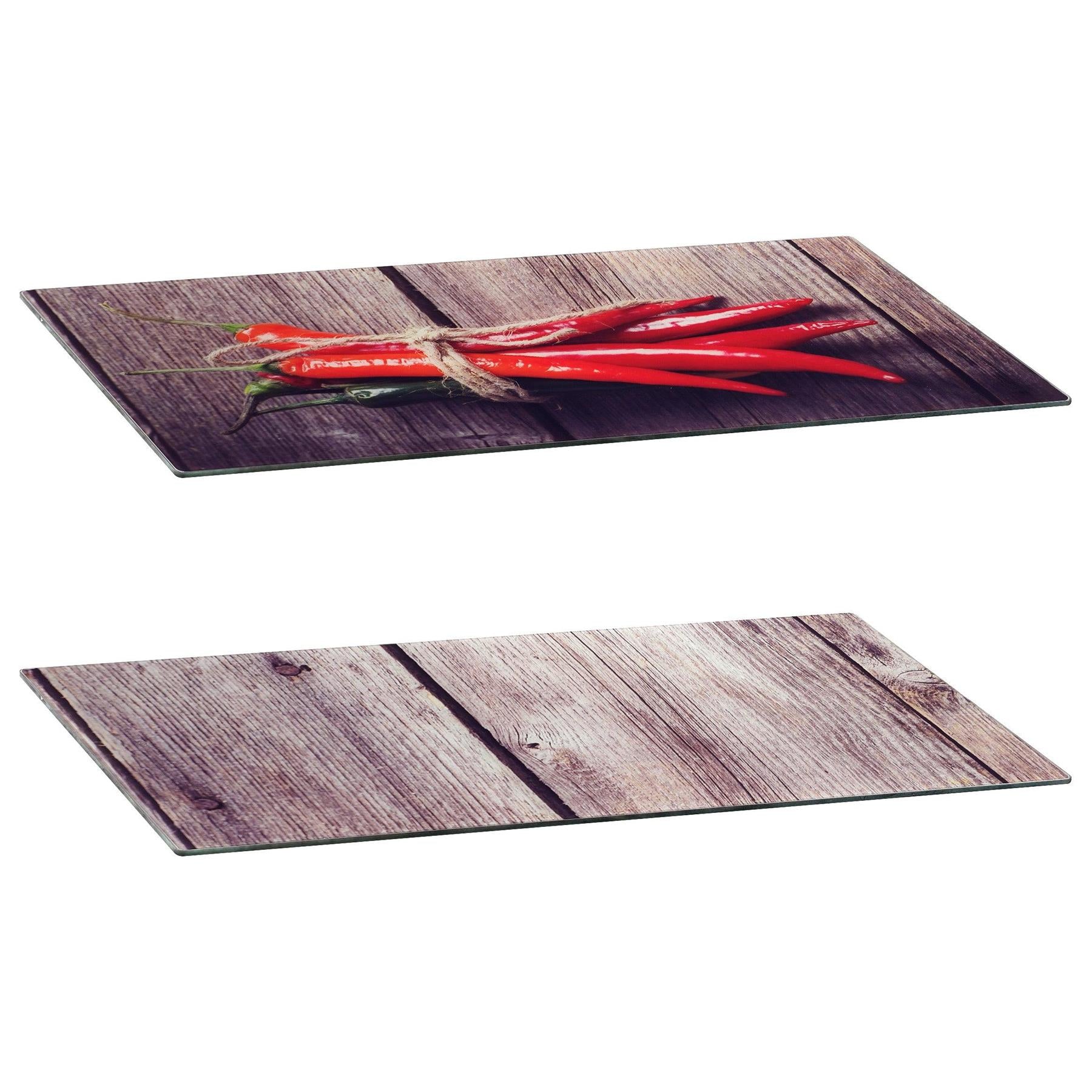 Glass Cutting Boards with Chili Pepper Design by Geezy - The Magic Toy Shop