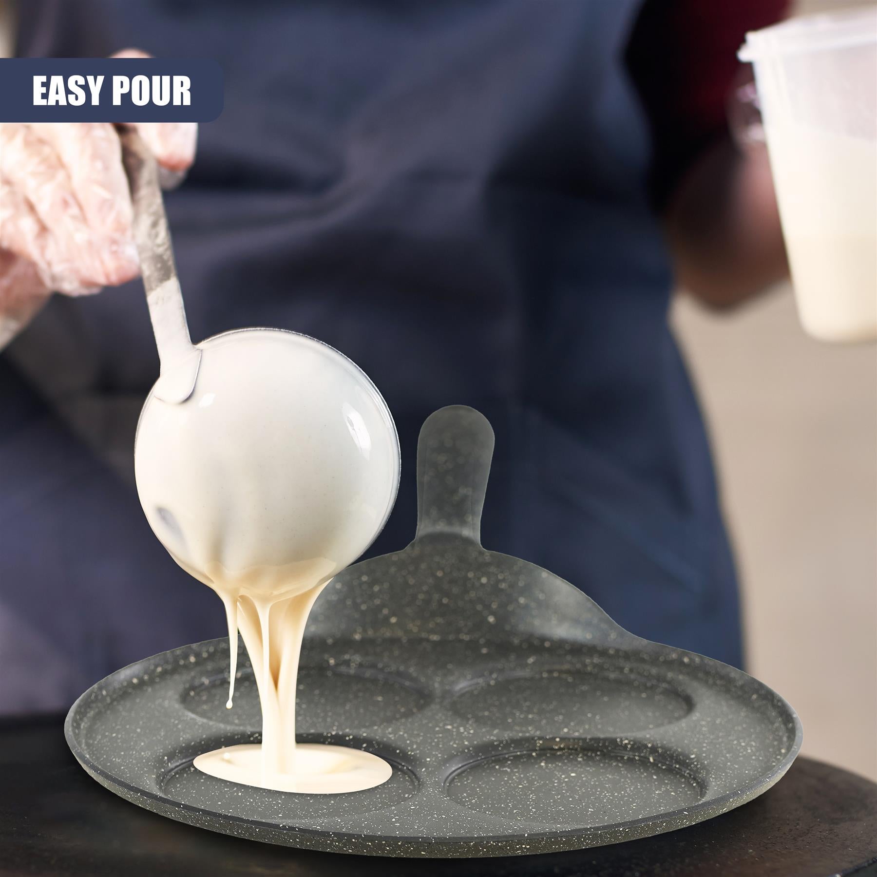 4 Mould Non-Stick Pancake Pan by GEEZY - The Magic Toy Shop