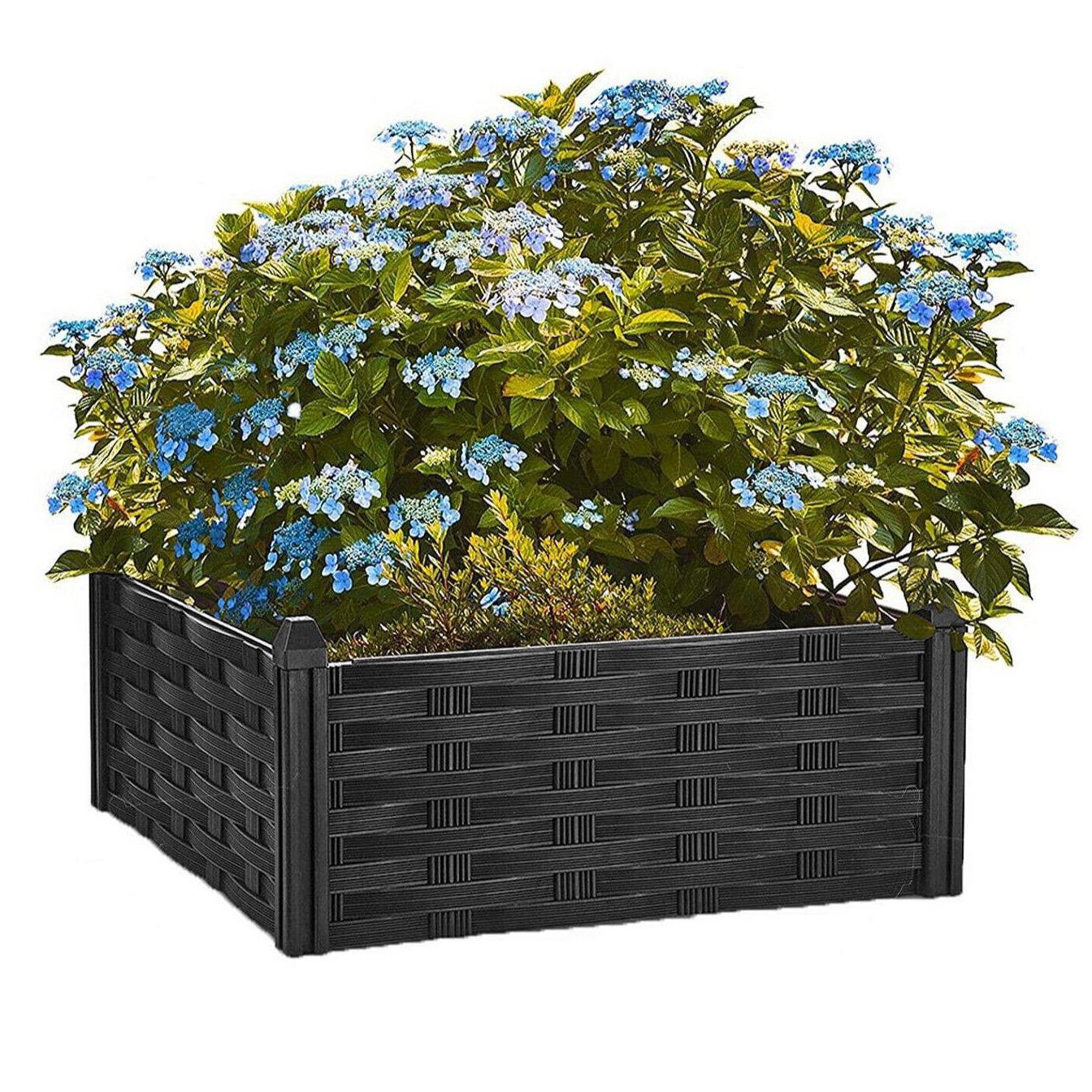 Rattan Effect 4 Piece Garden Bed by GEEZY - The Magic Toy Shop