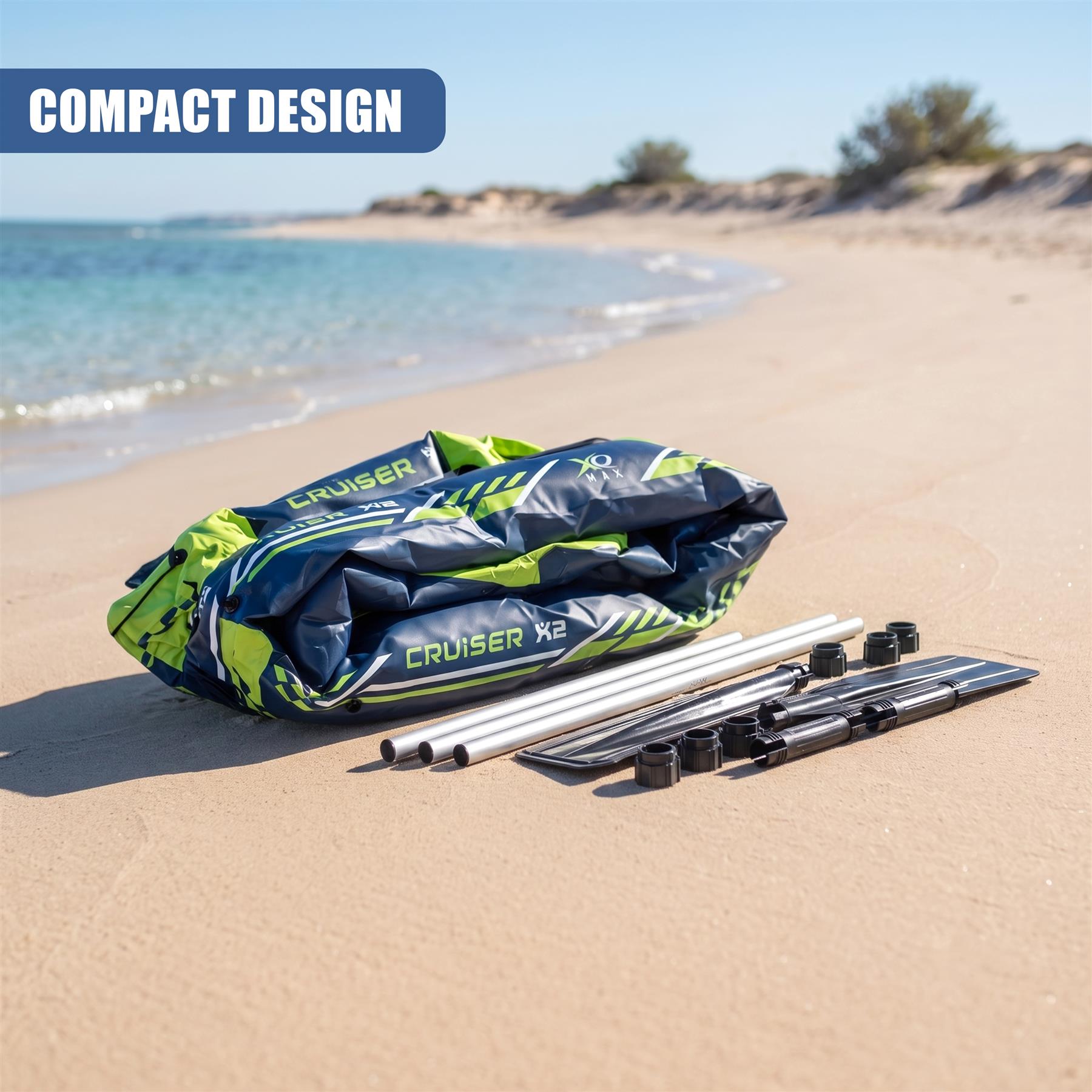 2 Person Inflatable Kayak Set