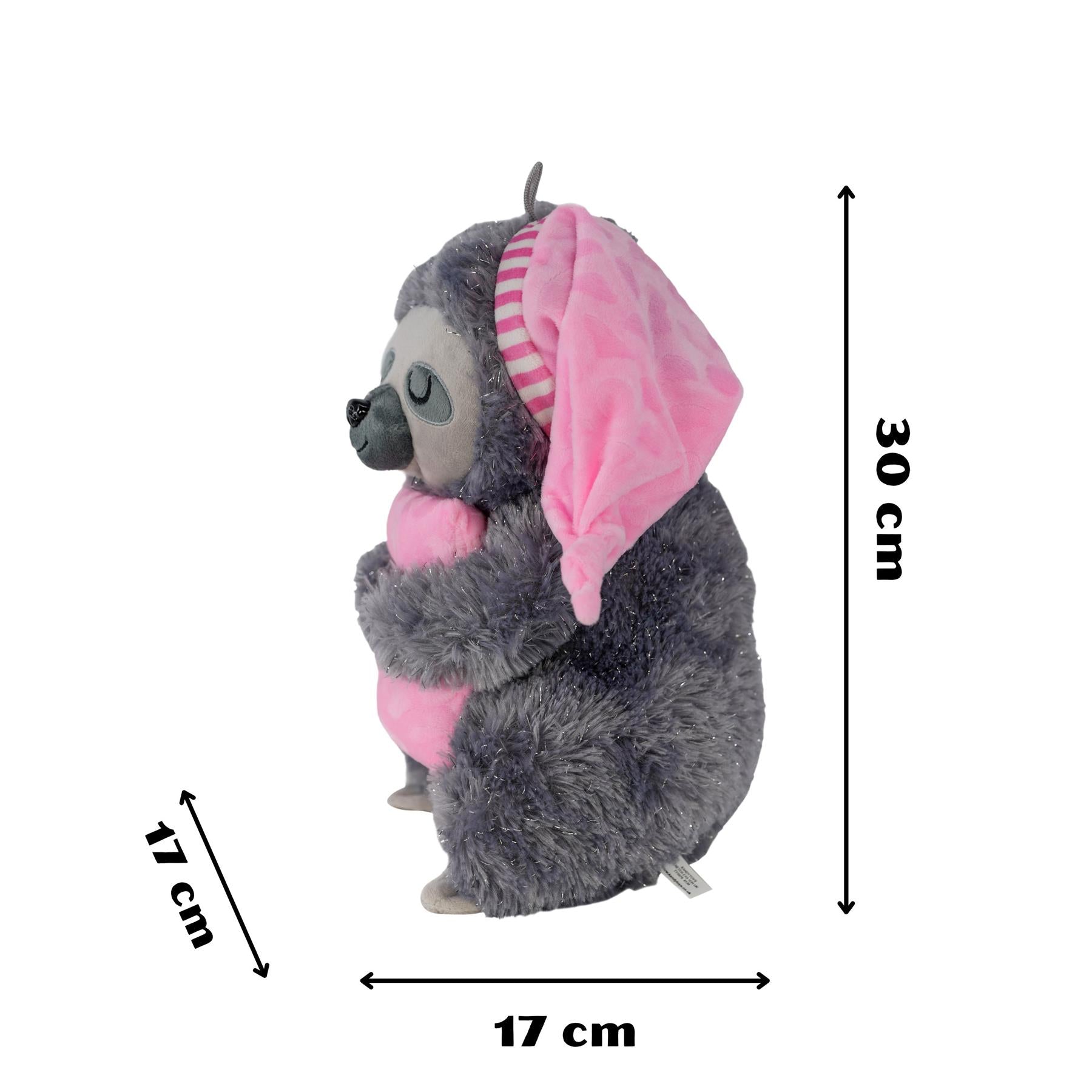 Sloth Plush Toy Stuffed Animal Baby Gift Pink by The Magic Toy Shop - The Magic Toy Shop