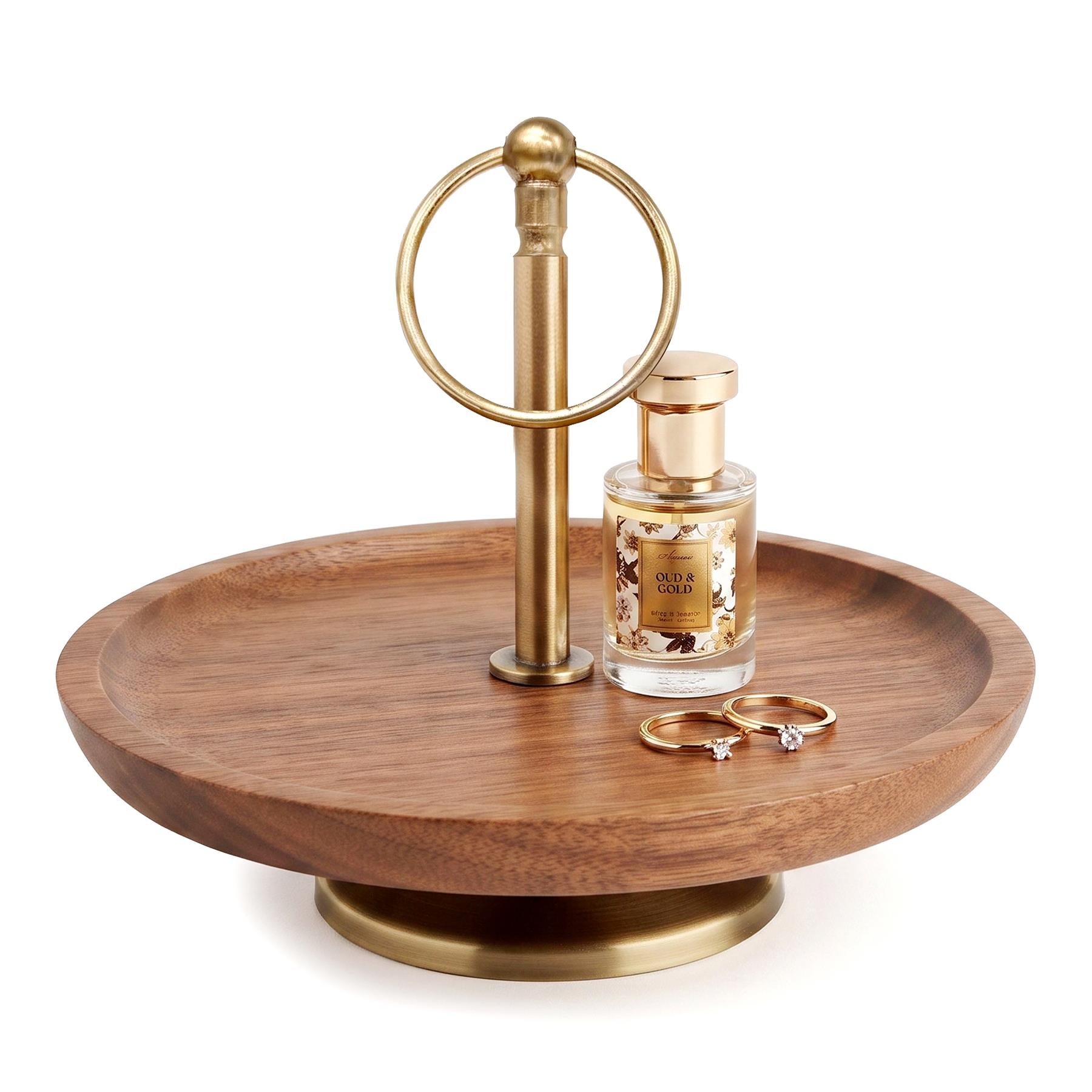 Acacia Wooden Display Stand, 18cm