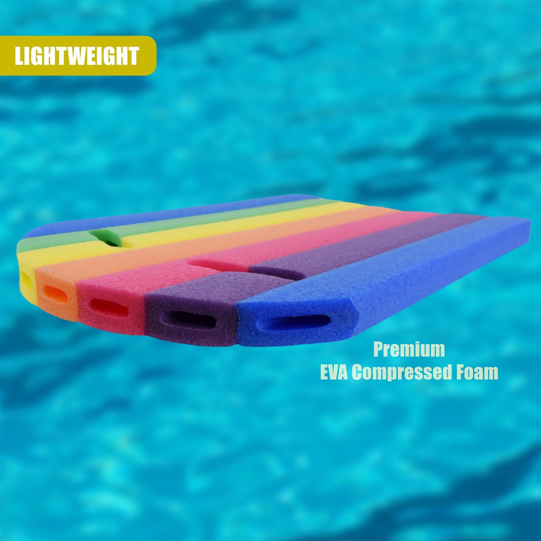 Rainbow Eva Foam Kickboard by Geezy - The Magic Toy Shop