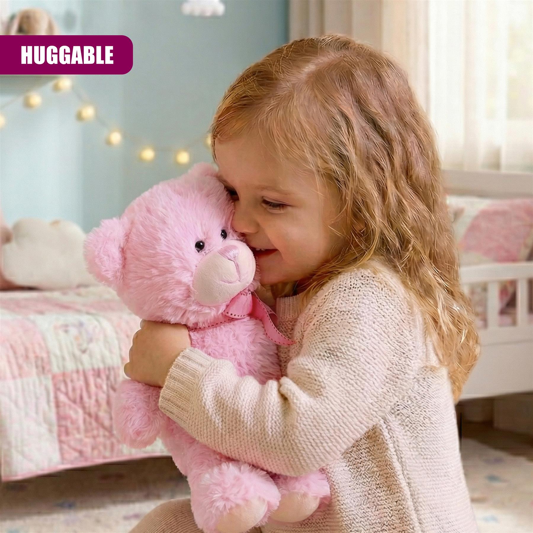 11" Pink Teddy Bear Soft Toy