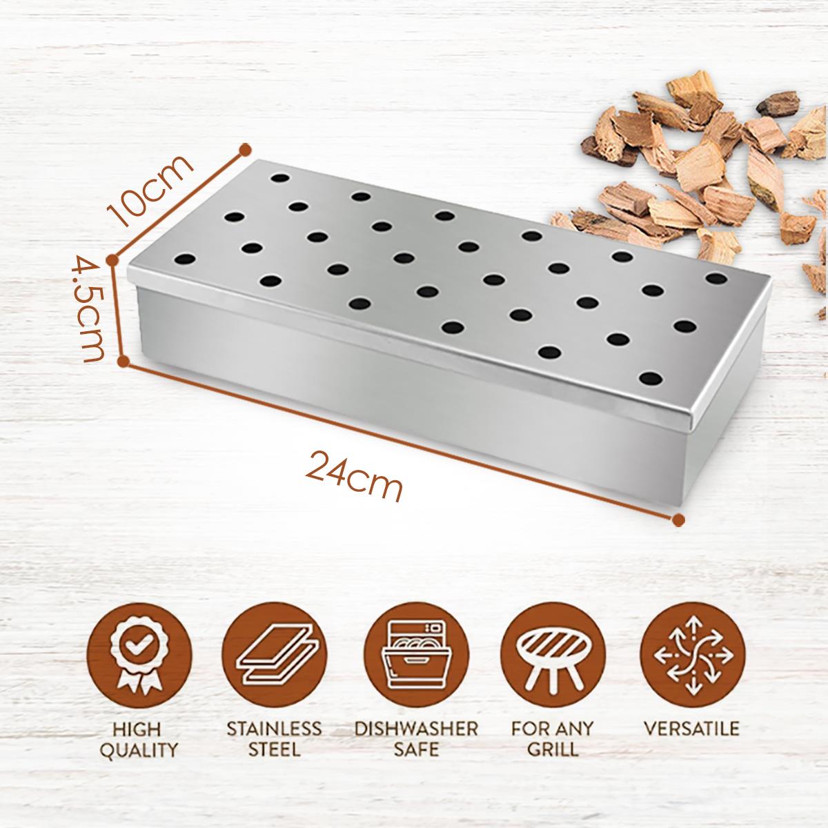 BBQ Smoker Box for Wooden Chips by GEEZY - The Magic Toy Shop