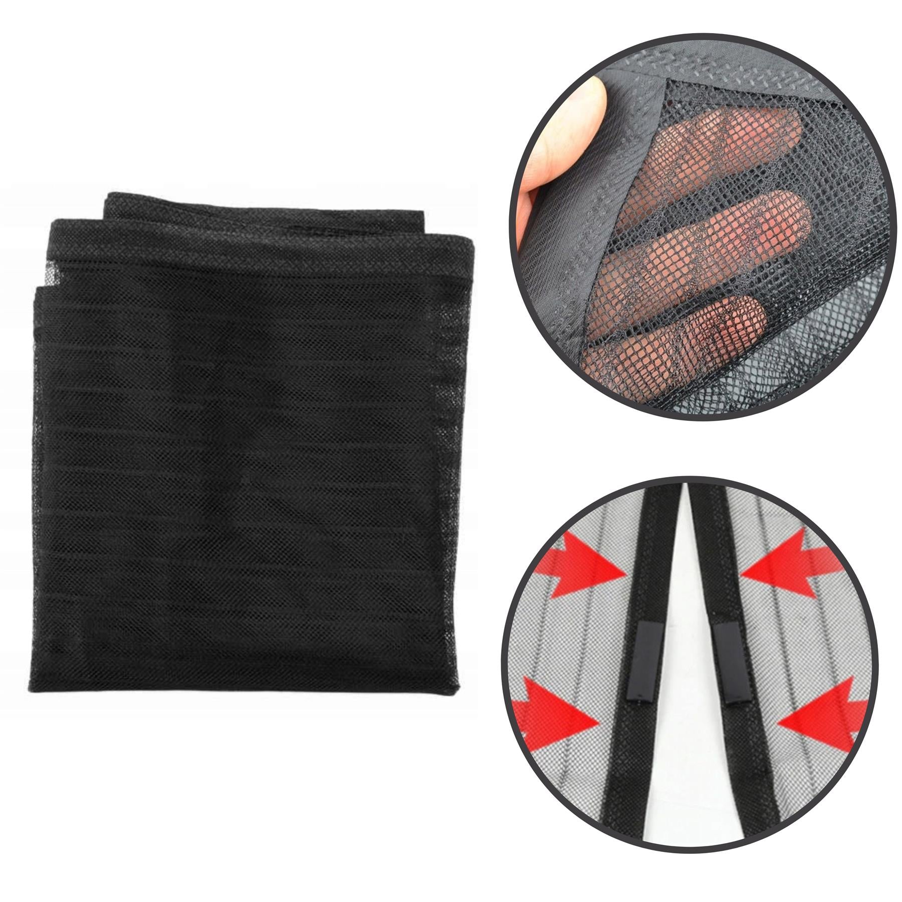 Magnetic Insect Door Screen Black by GEEZY - The Magic Toy Shop