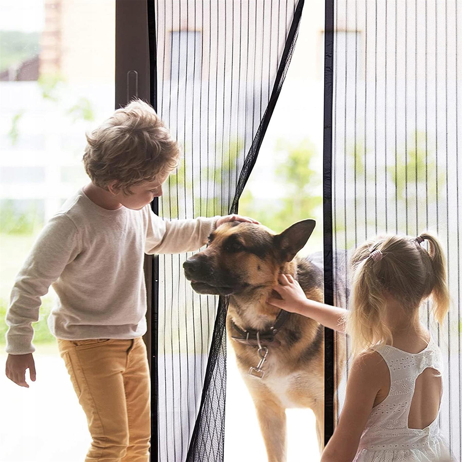 Magnetic Insect Door Screen Black by GEEZY - The Magic Toy Shop