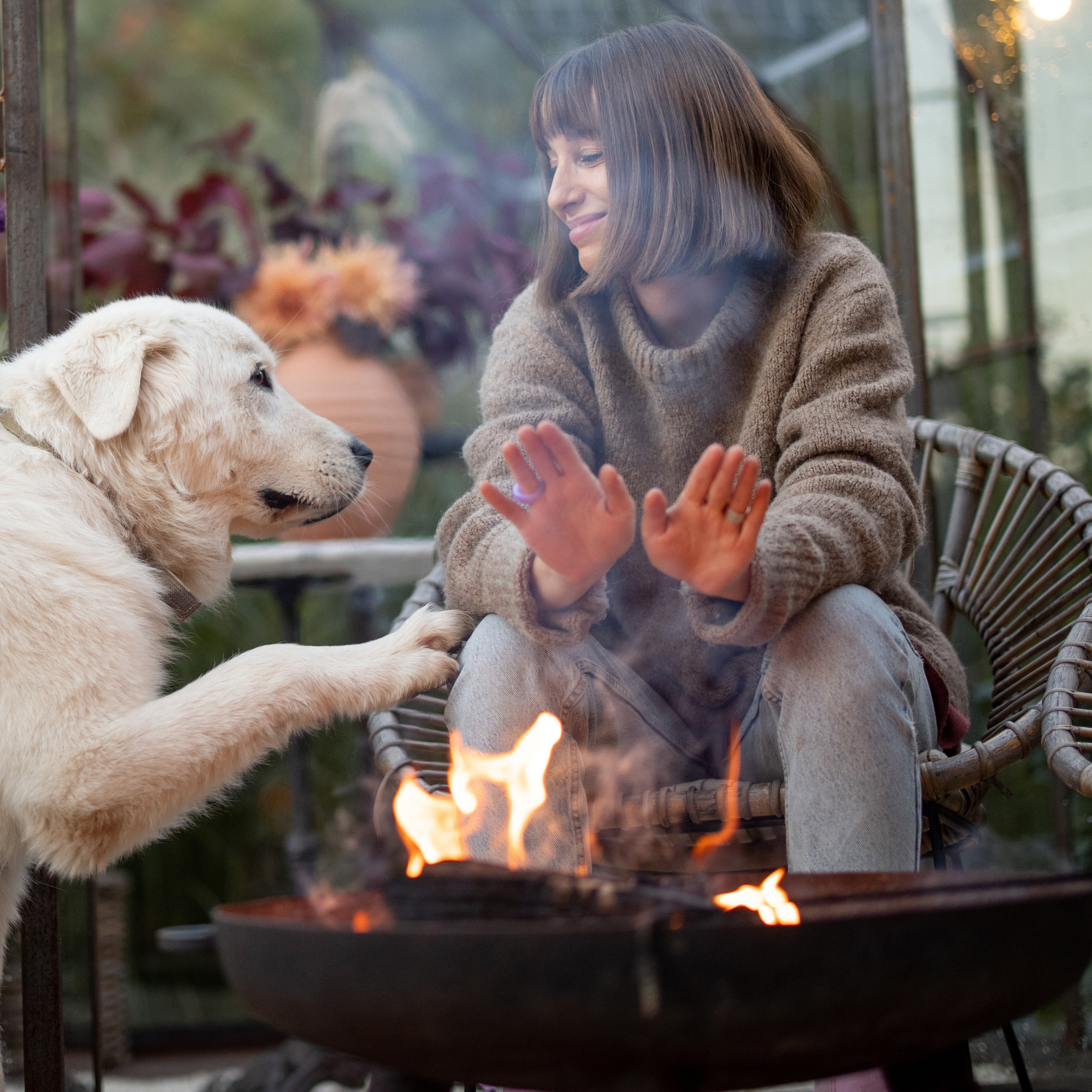 Cast Iron Garden Fire Bowl by GEEZY - The Magic Toy Shop