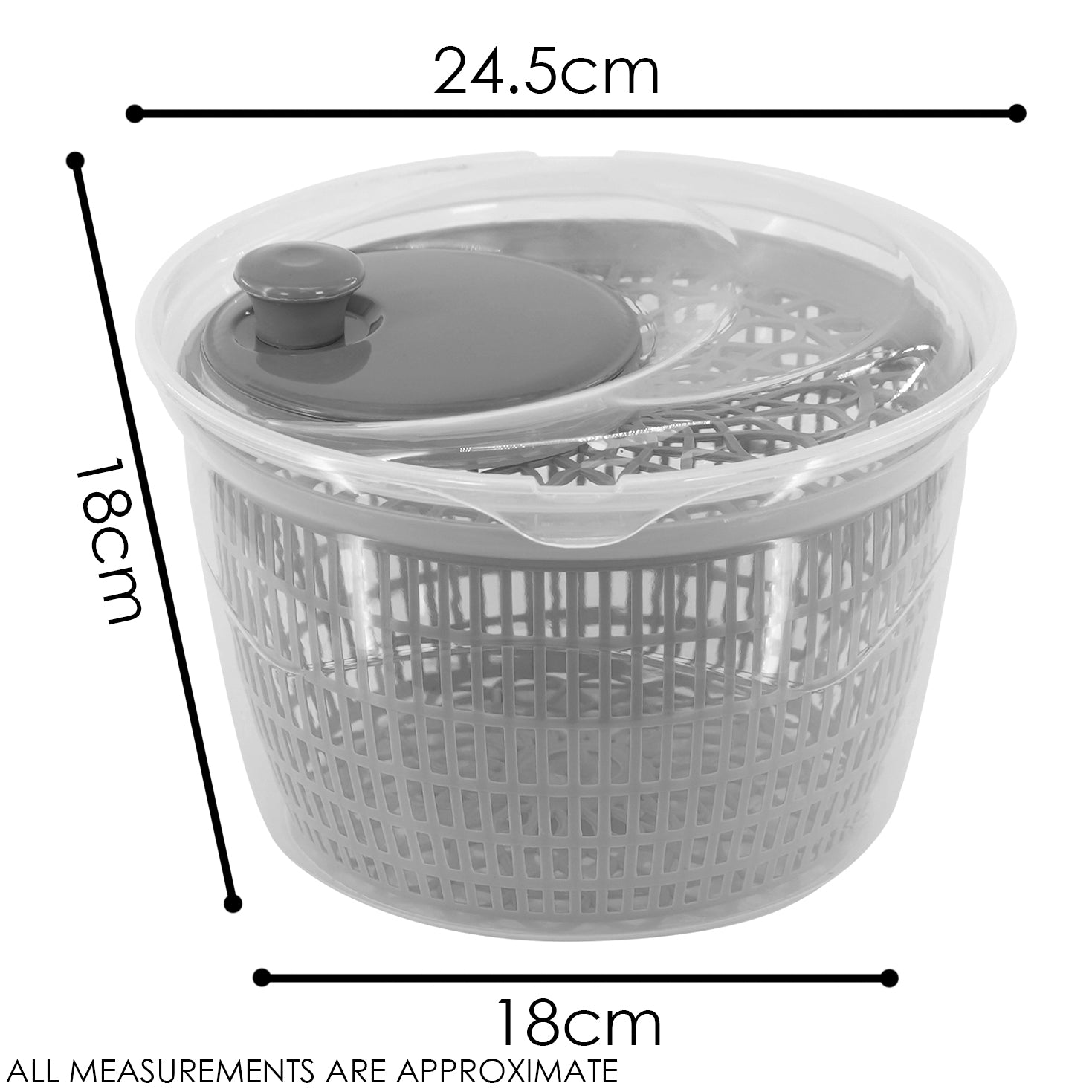 Salad Spinner in Assorted Colours by Geezy - The Magic Toy Shop