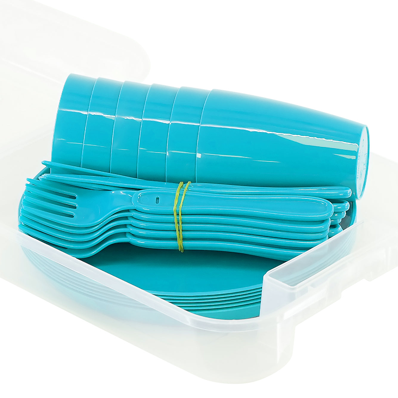 Blue Camping Set For Six 31 PCS by Geezy - The Magic Toy Shop