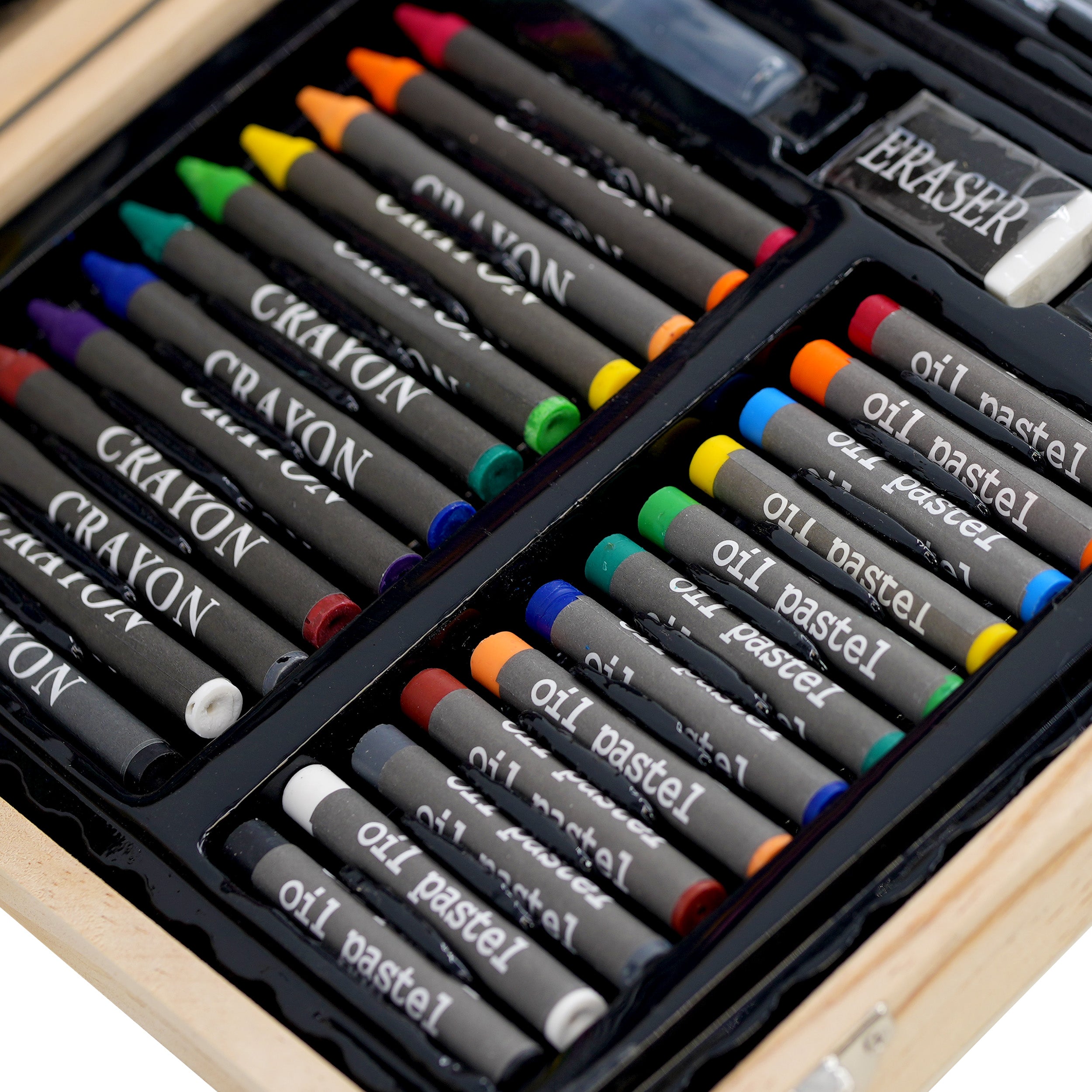 67 Pieces Art Set in a Wooden Case by The Magic Toy Shop - The Magic Toy Shop