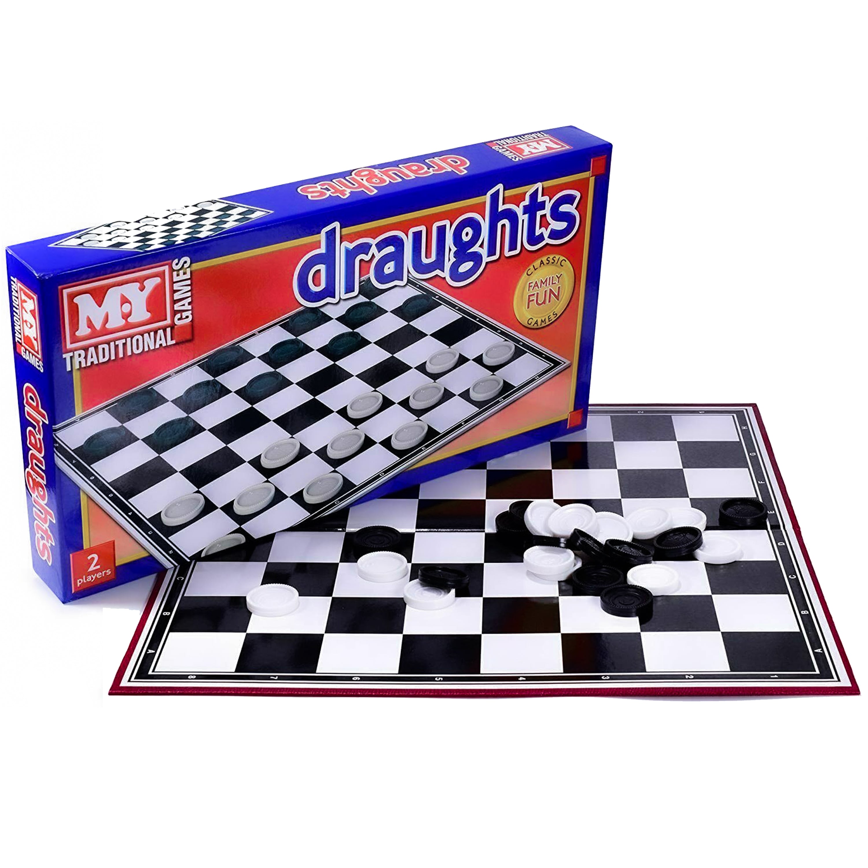 Traditional Folding Draughts Game