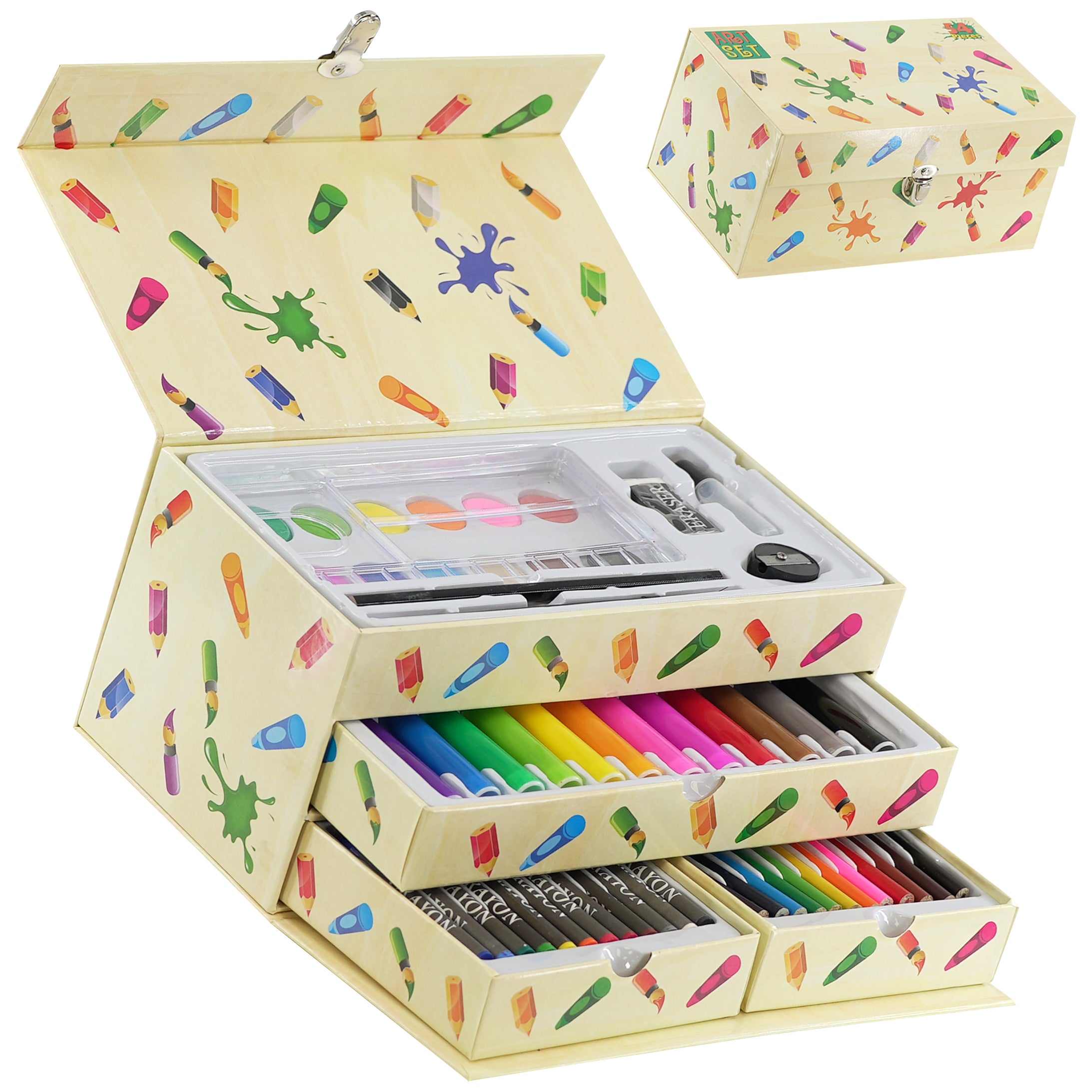 54 Pieces Craft Art Set in A Box by MTS - The Magic Toy Shop