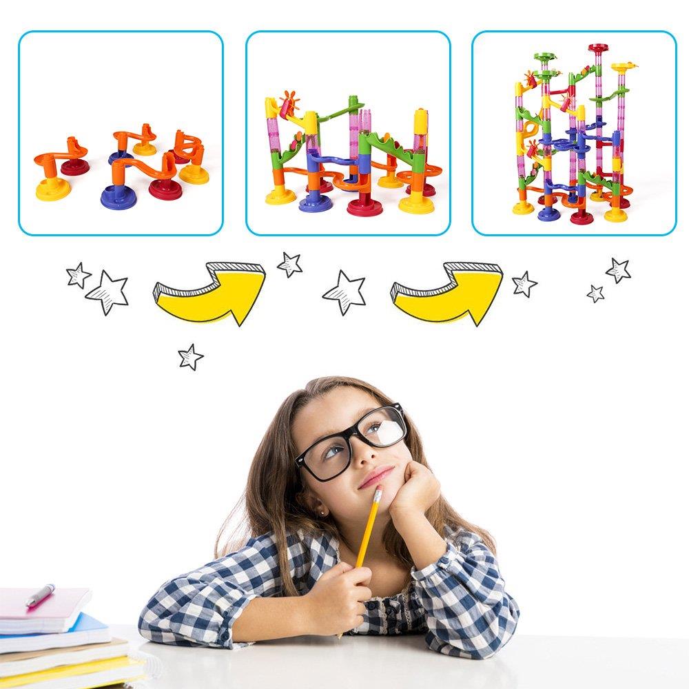 219 Pieces Marble Run Race Set by The Magic Toy Shop - The Magic Toy Shop