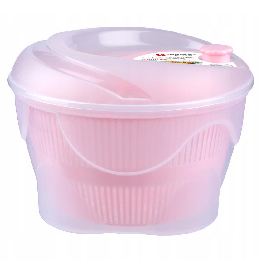 The Magic Toy Shop Home Large Plastic Salad Spinner Bowl