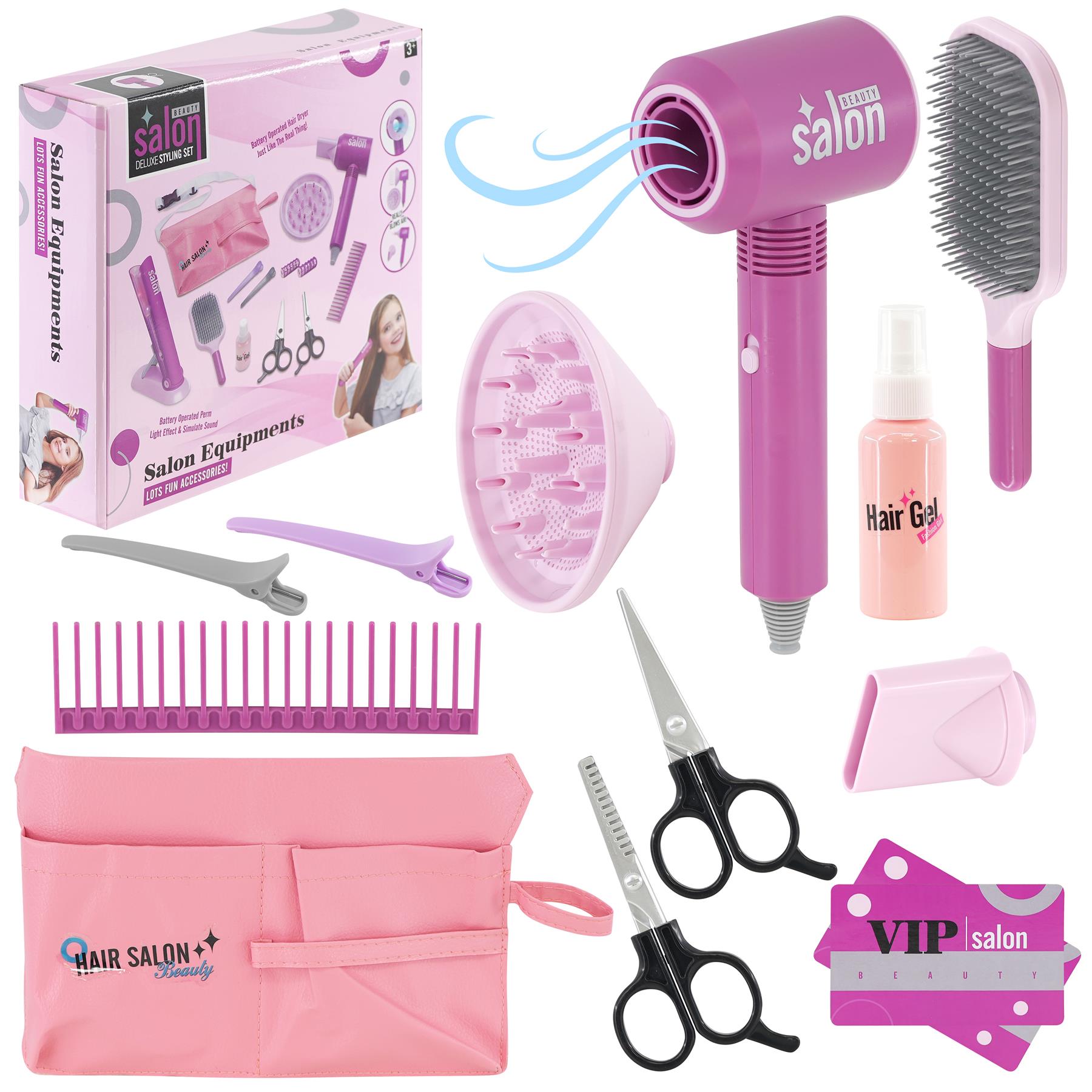 Barbie Doll Head For Hair Styling Toys, Styling Head Doll With Hairdryer,  Mirror, Cosmetic Brush, Hair Salon Toy Kit And Make Up Toys For Little  Girls