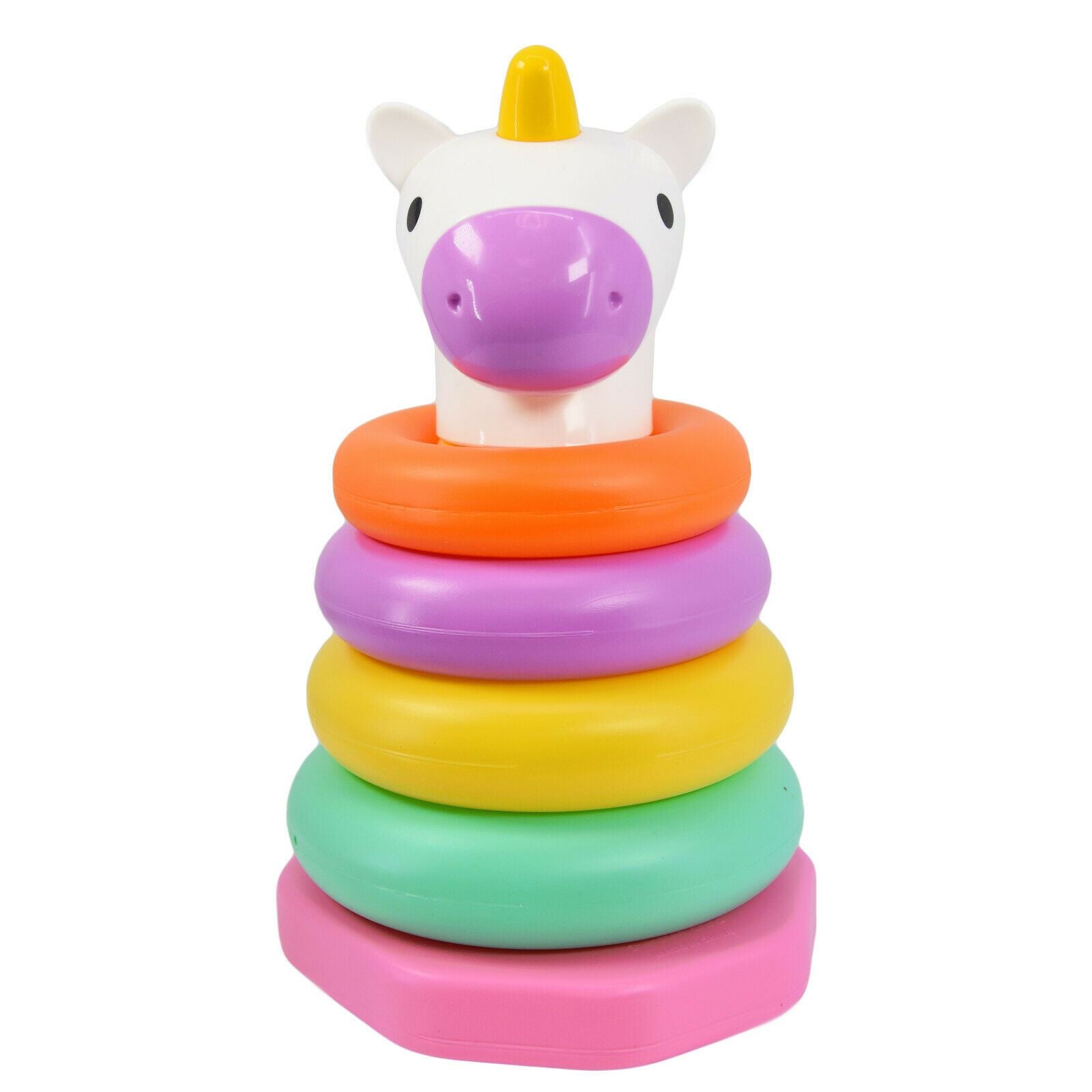 The Magic Toy Shop Stacking Rings "Una The Unicorn" Baby Stacking Rings