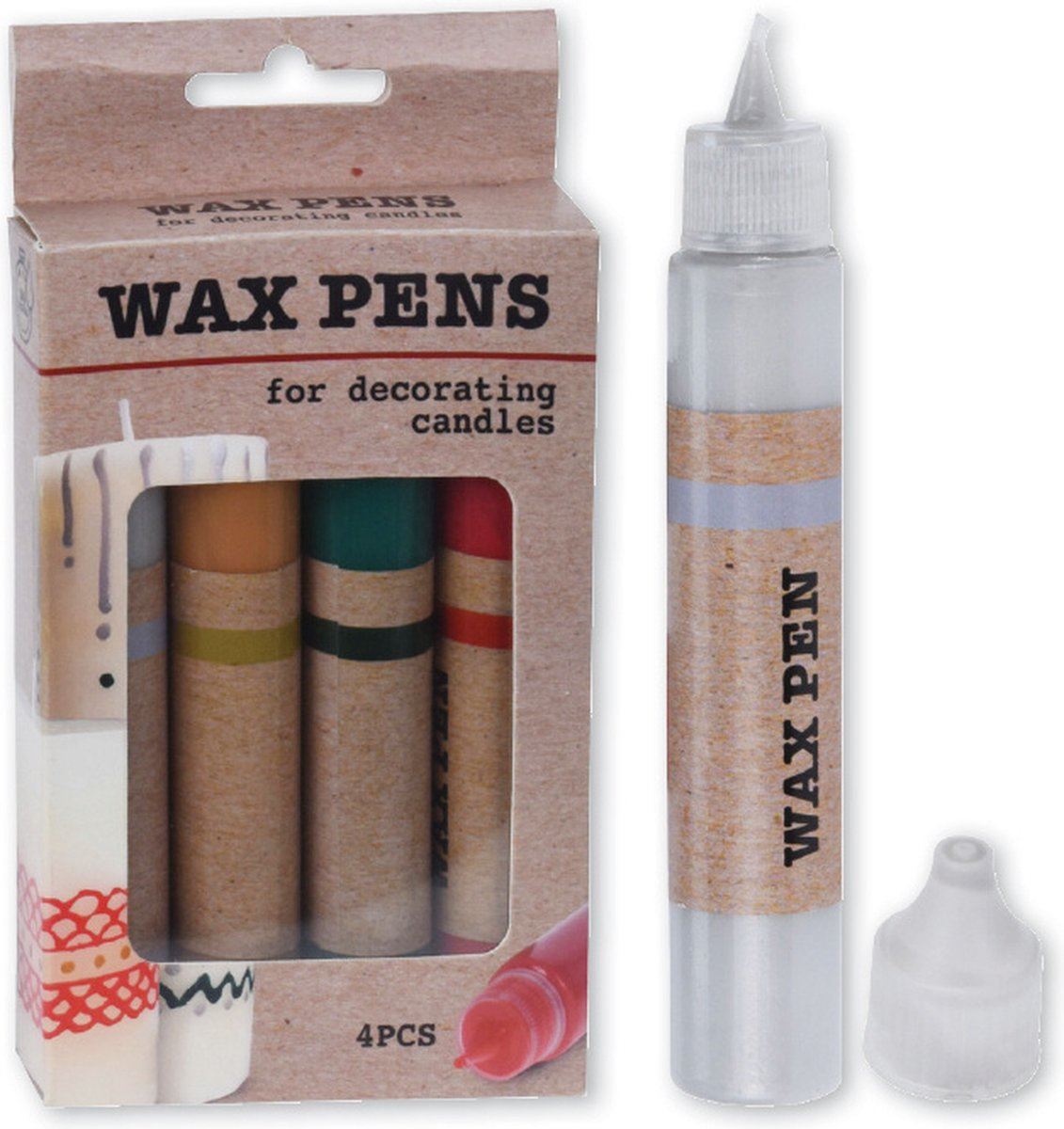 The Magic Toy Shop Wax pens Wax Crayons Decorating Colour Pens