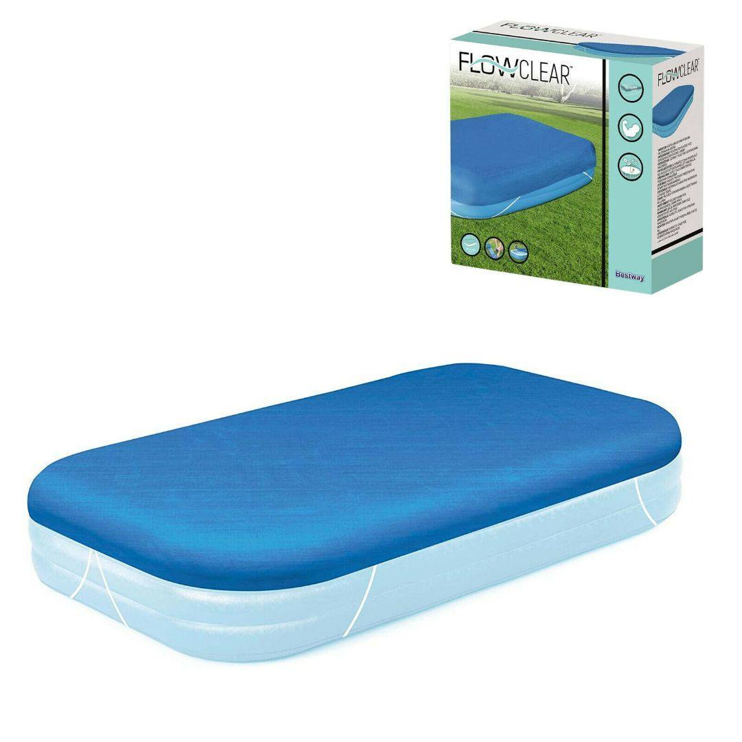 Bestway Flow Clear Rectangle Pool Cover 8.5 ft by Bestway - The Magic Toy Shop