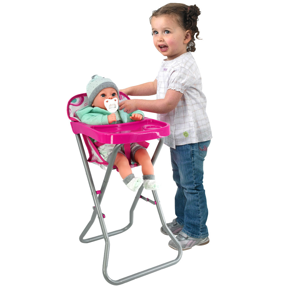 Feeding Dolls High Chair by BiBi Doll - The Magic Toy Shop