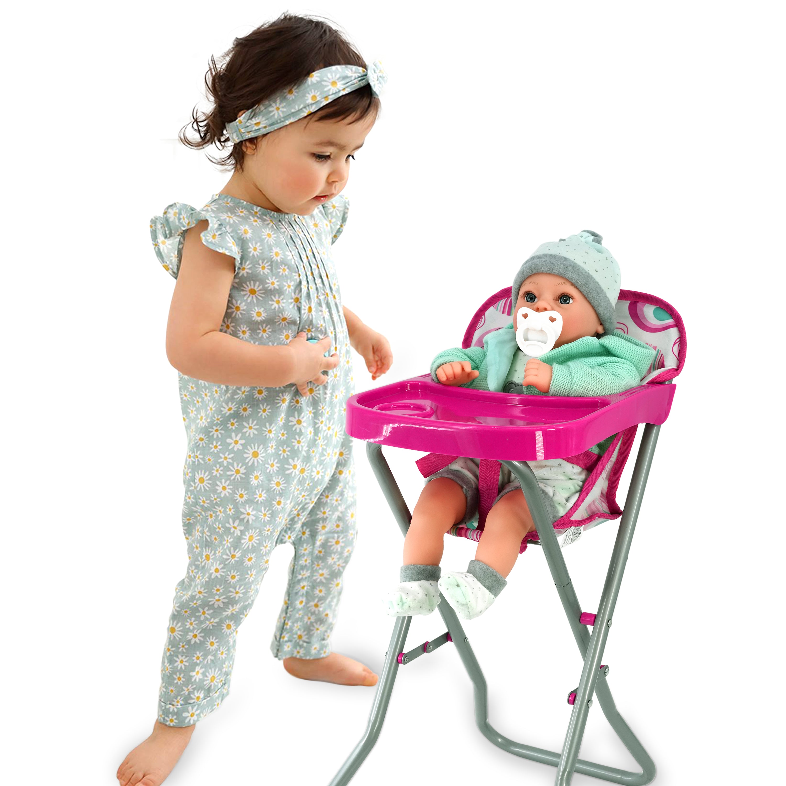 Feeding Dolls High Chair by BiBi Doll - The Magic Toy Shop