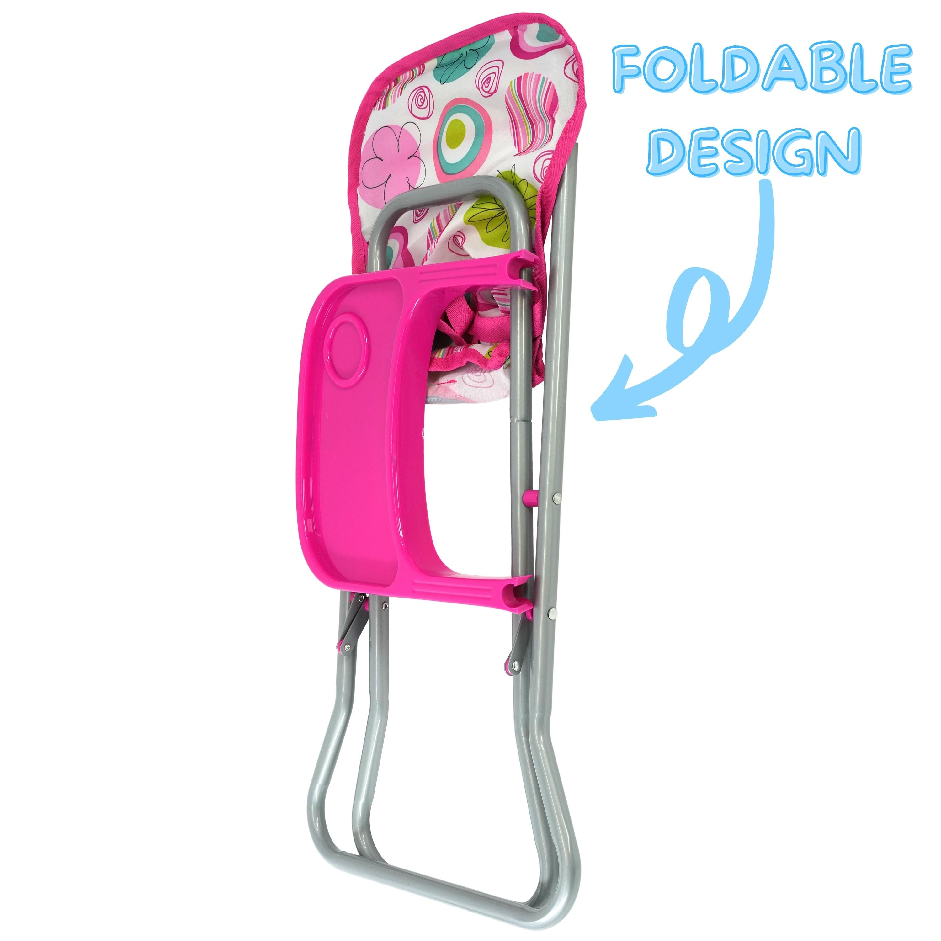 Feeding Dolls High Chair by BiBi Doll - The Magic Toy Shop