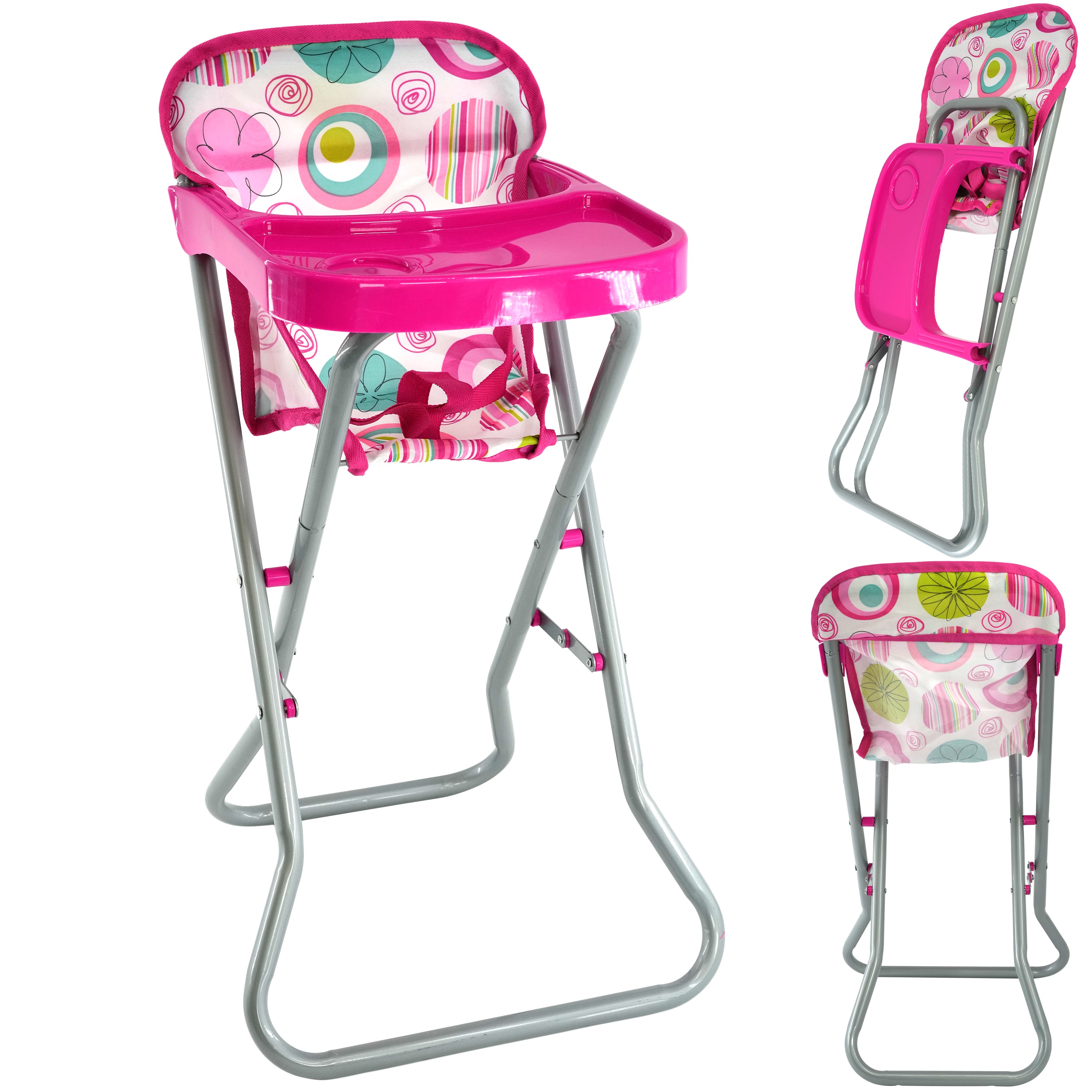 Feeding Dolls High Chair by BiBi Doll - The Magic Toy Shop