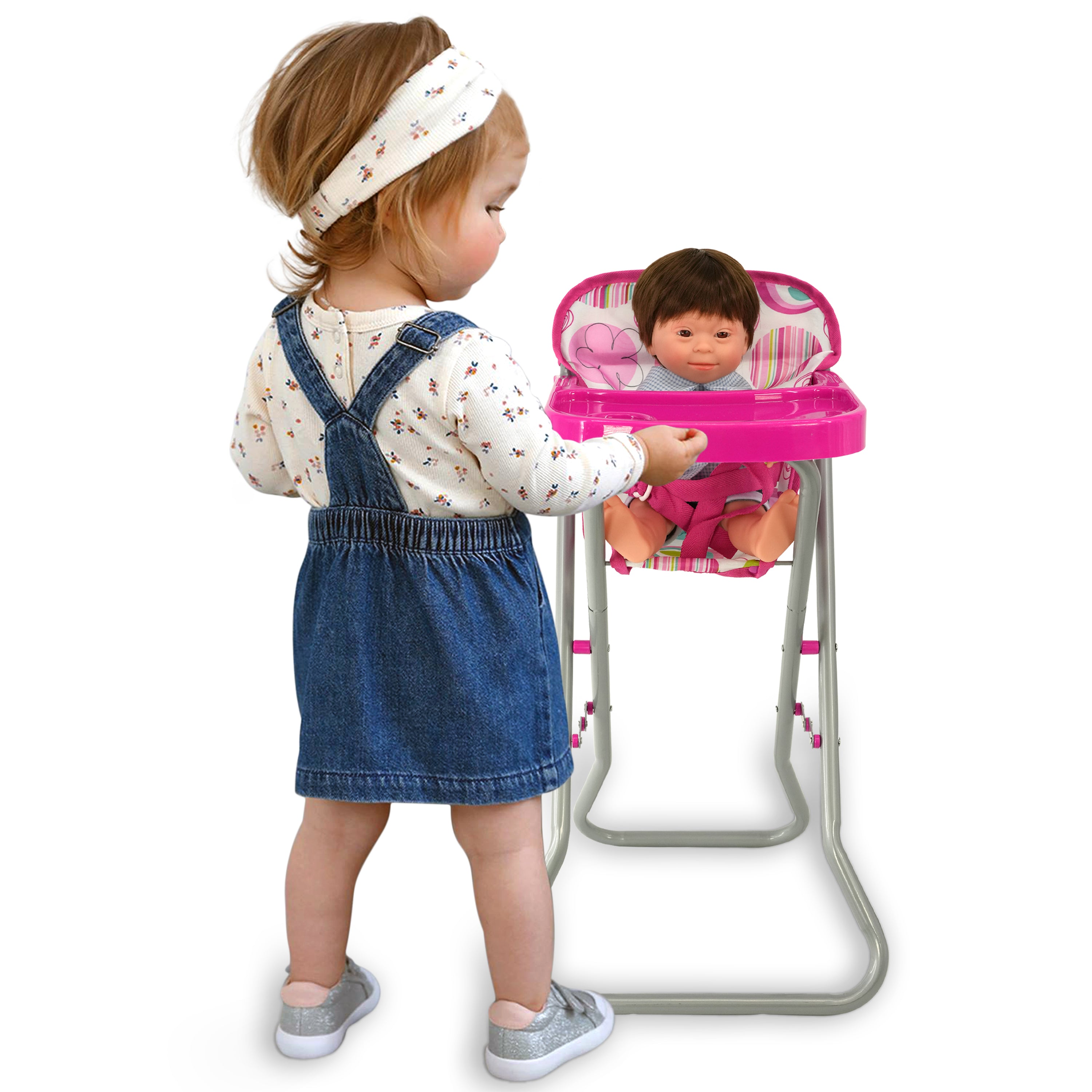 Feeding Dolls High Chair by BiBi Doll - The Magic Toy Shop
