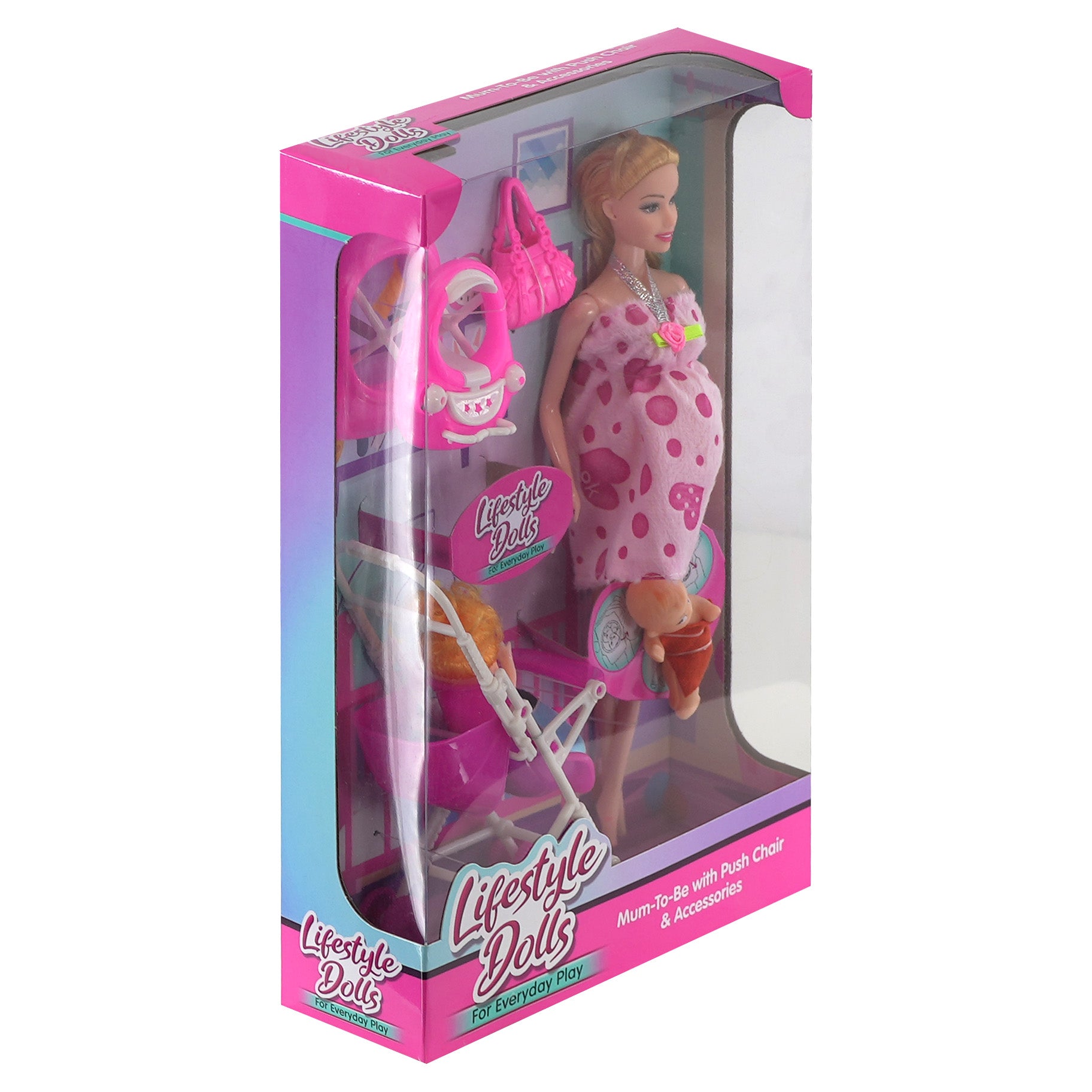 Pregnant Baby Doll with Accessories by BiBi Doll - The Magic Toy Shop